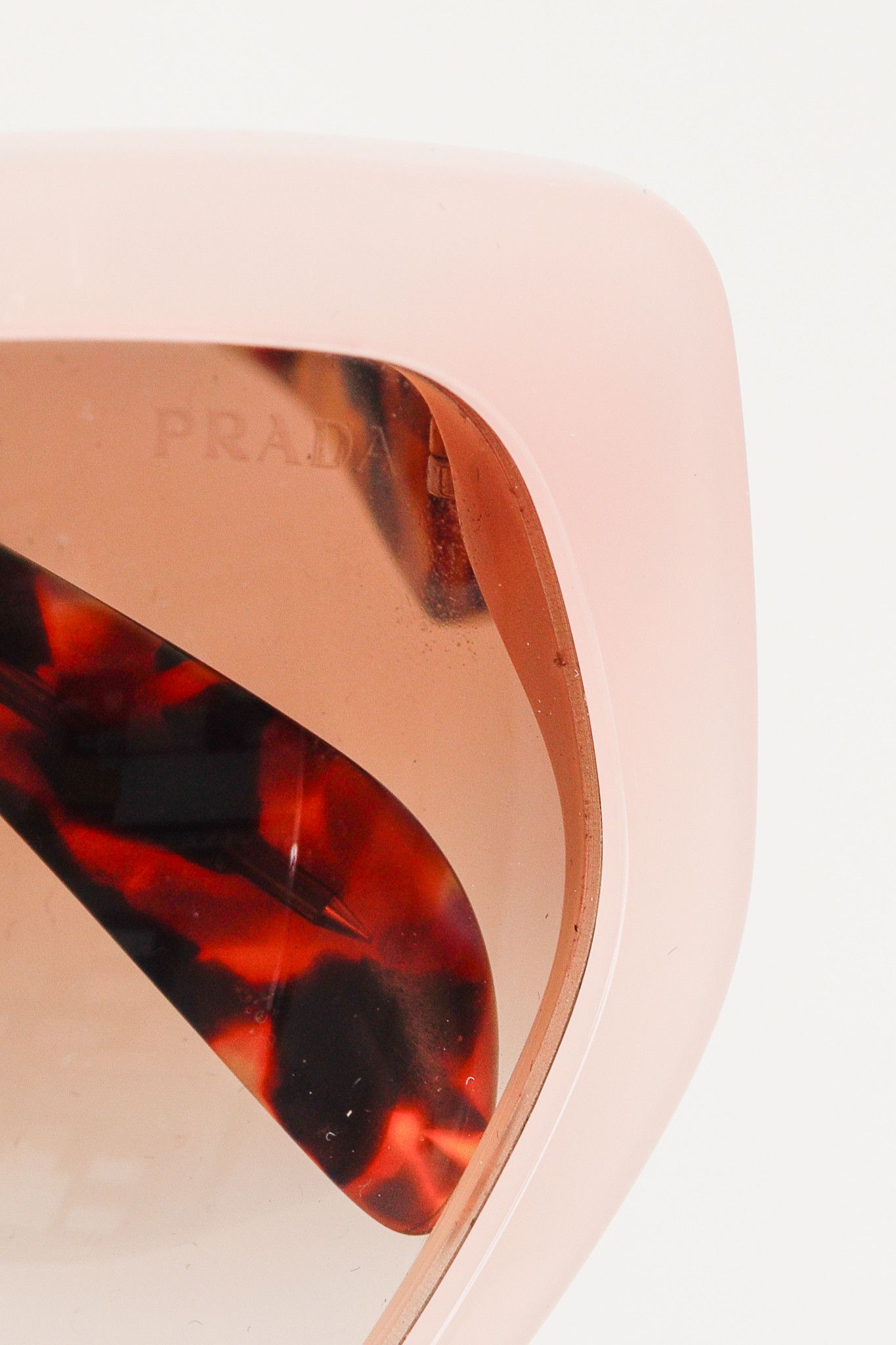 Prada Prada Heritage 16RS Pink Tortoiseshell Sunglasses Size ONE SIZE - 7 Thumbnail