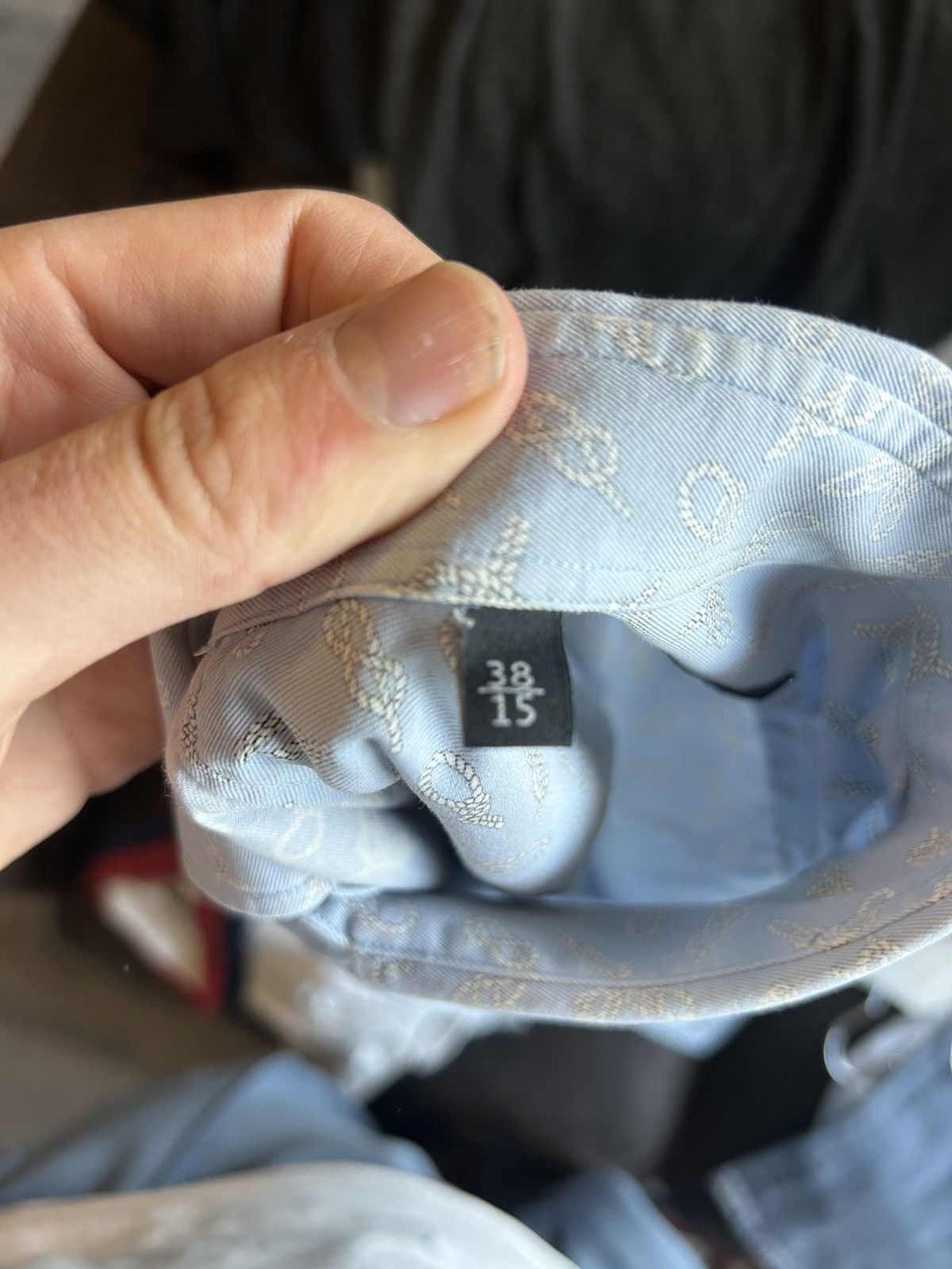 Gucci Gucci Light Blue Bee Embroidered Shirt - Size 38 Size US S / EU 44-46 / 1 - 10 Thumbnail