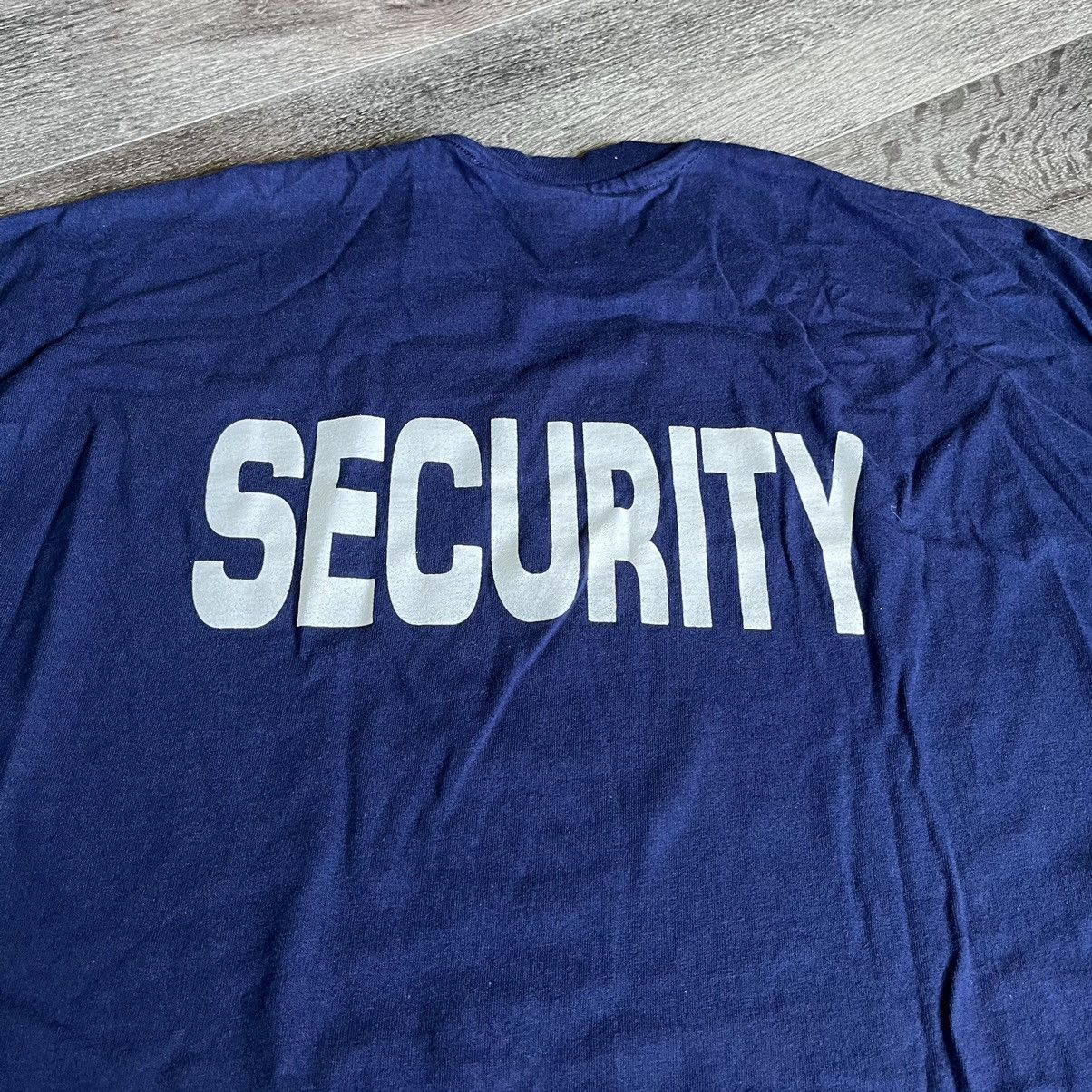 Drain Gang Vintage 1990s Ecco2K Style Security! Spellout Logo Tee Shirt Size US XXL / EU 58 / 5 - 3 Thumbnail