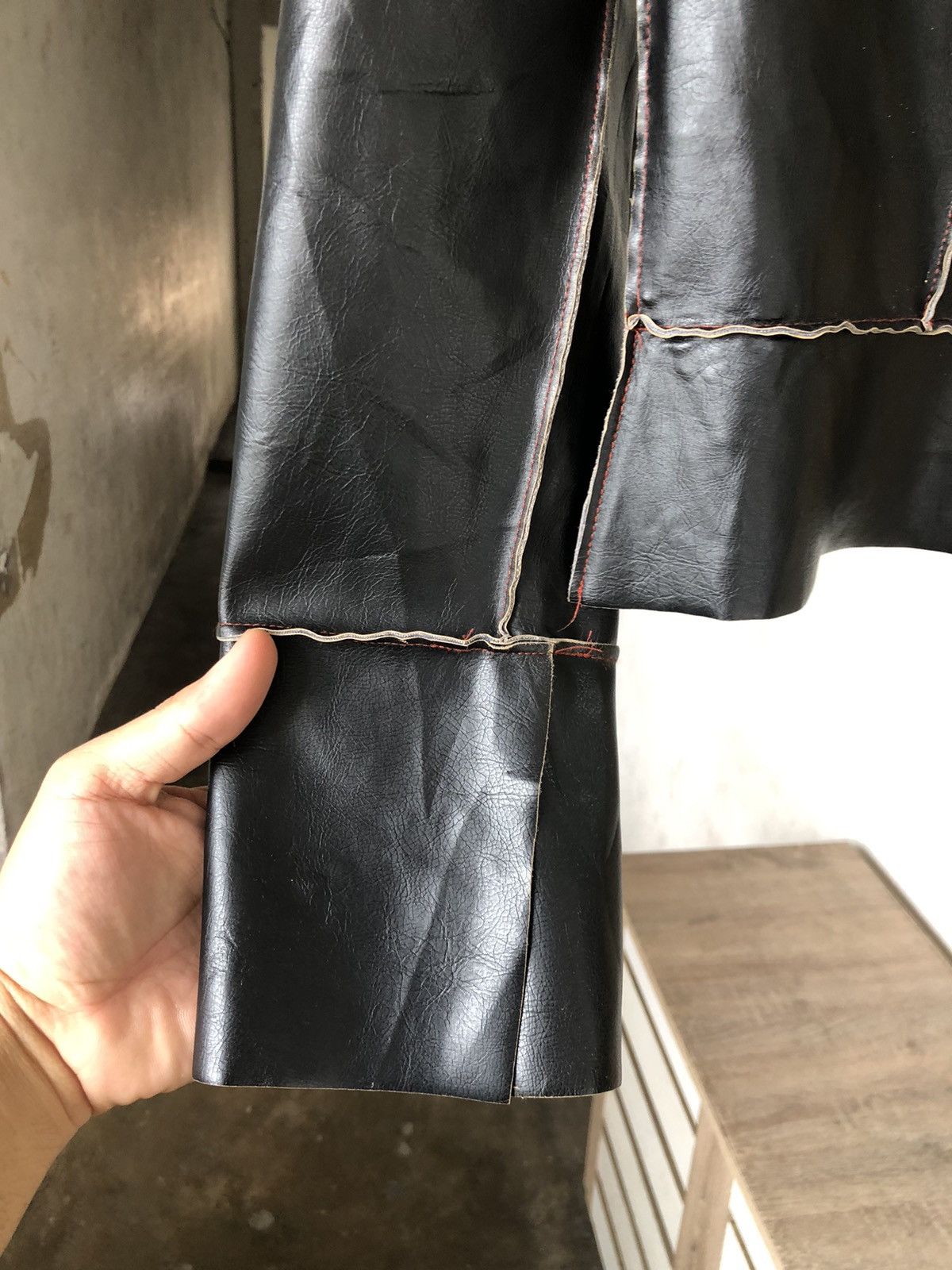 Japanese Brand Rare❗️Wooxoom Bondage Punk Pvc Jacket If Six Was Nine Size M / US 6-8 / IT 42-44 - 6 Thumbnail