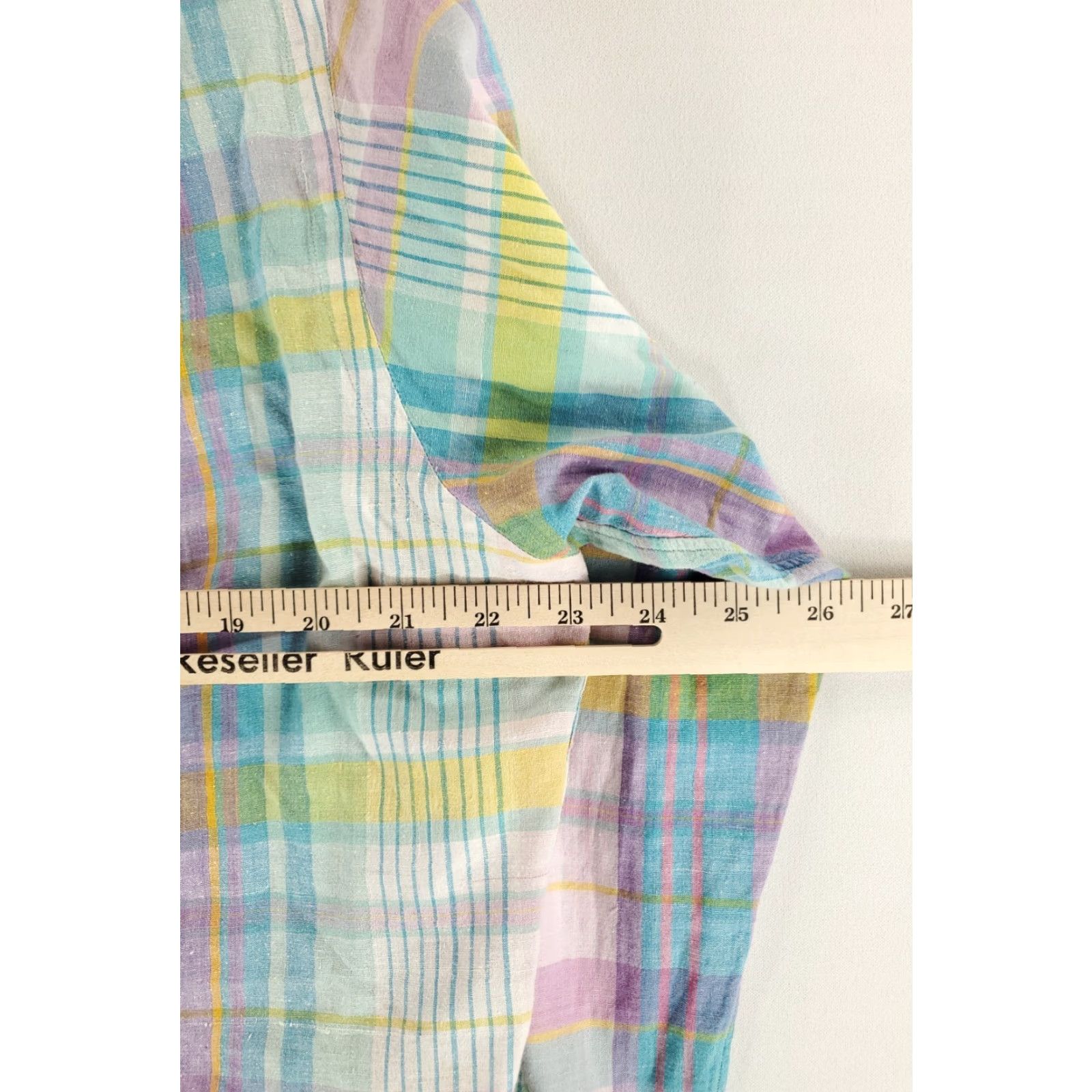 Ralph Lauren Ralph Lauren Madras Button Down Shirt Long Sleeve Pastel Plaid Mens L Multicolor Shirt Size US L / EU 52-54 / 3 - 5 Thumbnail
