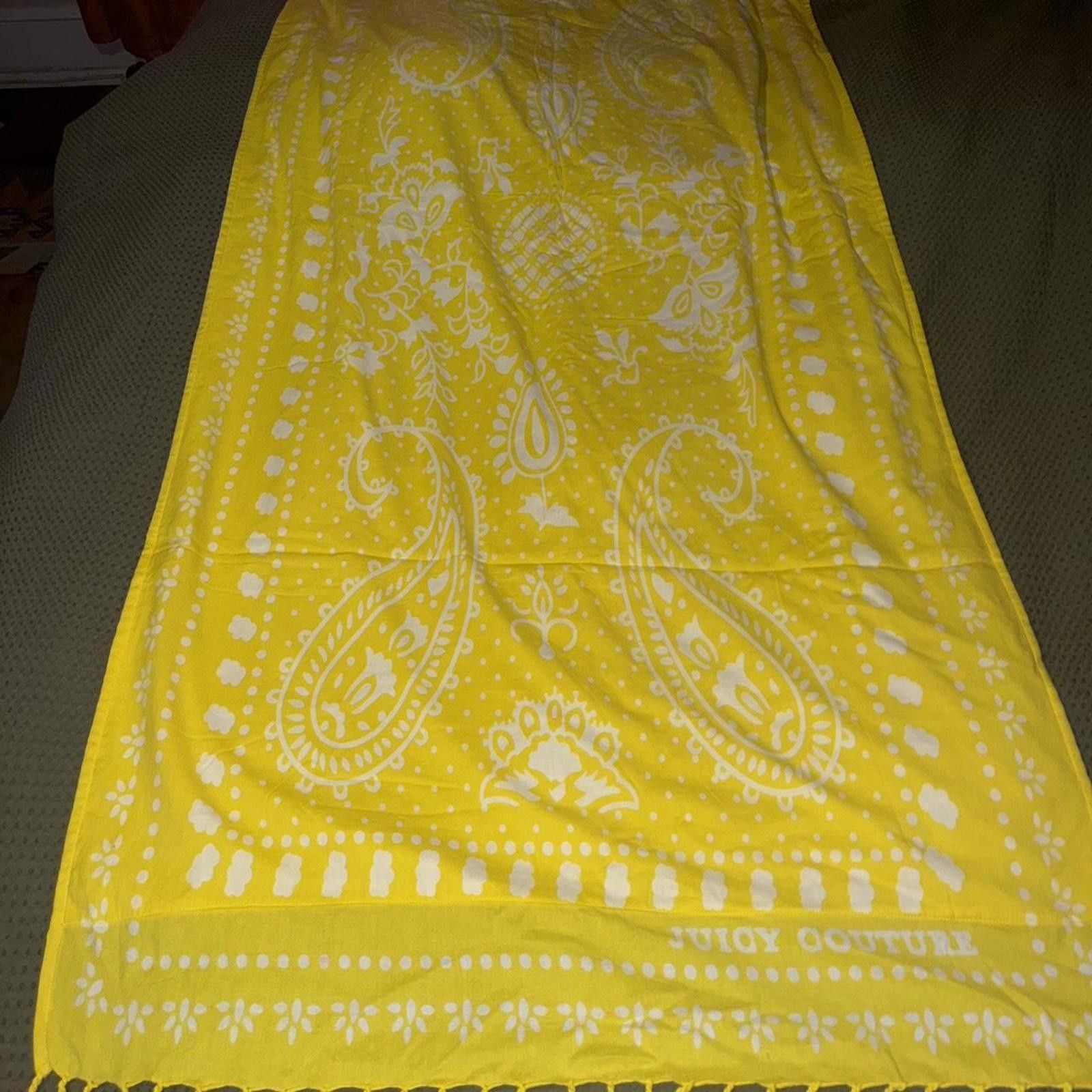 Juicy Couture Jeans Y2K Retro JUICY COUTURE BEACH TOWEL Size ONE SIZE - 5 Thumbnail