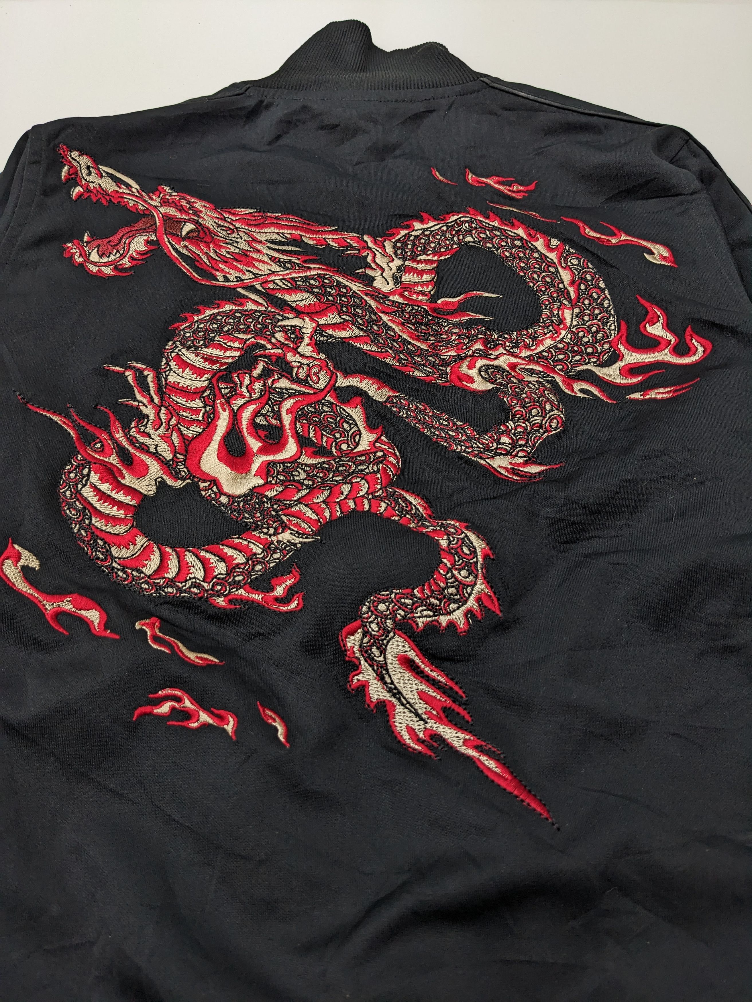 Japanese Brand Vintage embroidery dragon jacket Size US M / EU 48-50 / 2 - 6 Thumbnail