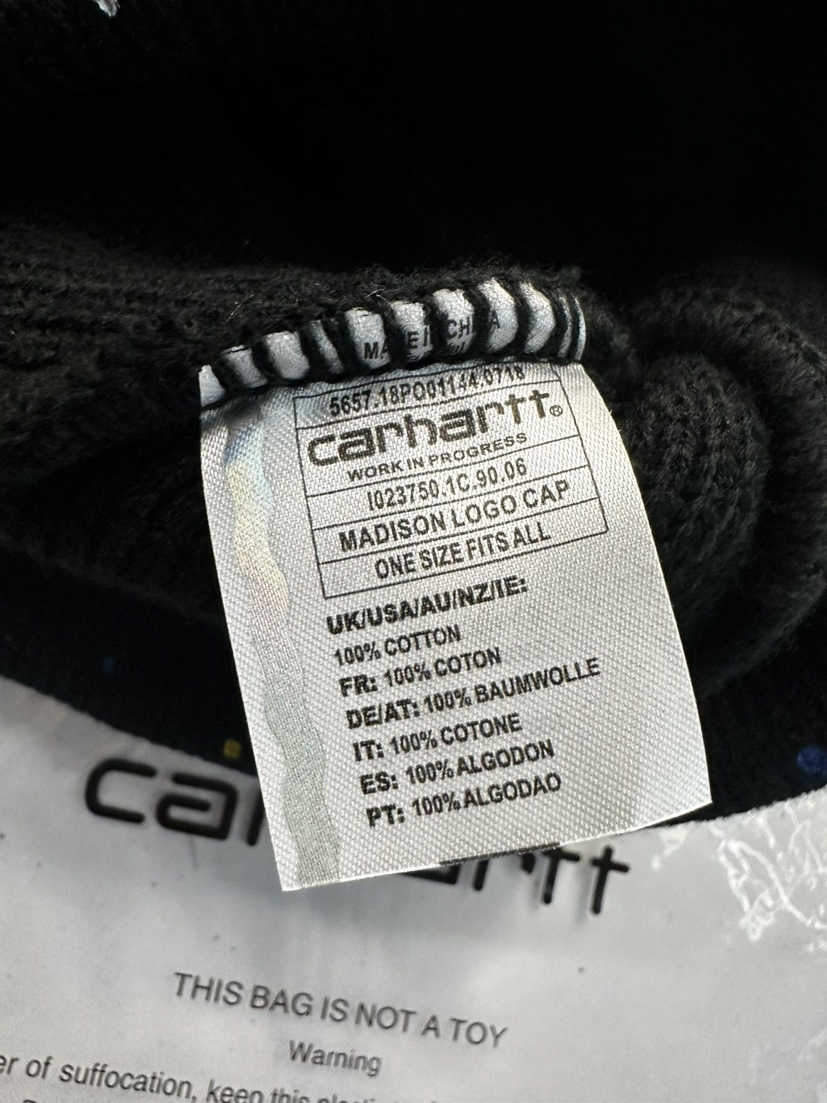 Carhartt CUSTOM brand new Carhartt beanie w/ paint splattered in bag Size ONE SIZE - 5 Thumbnail