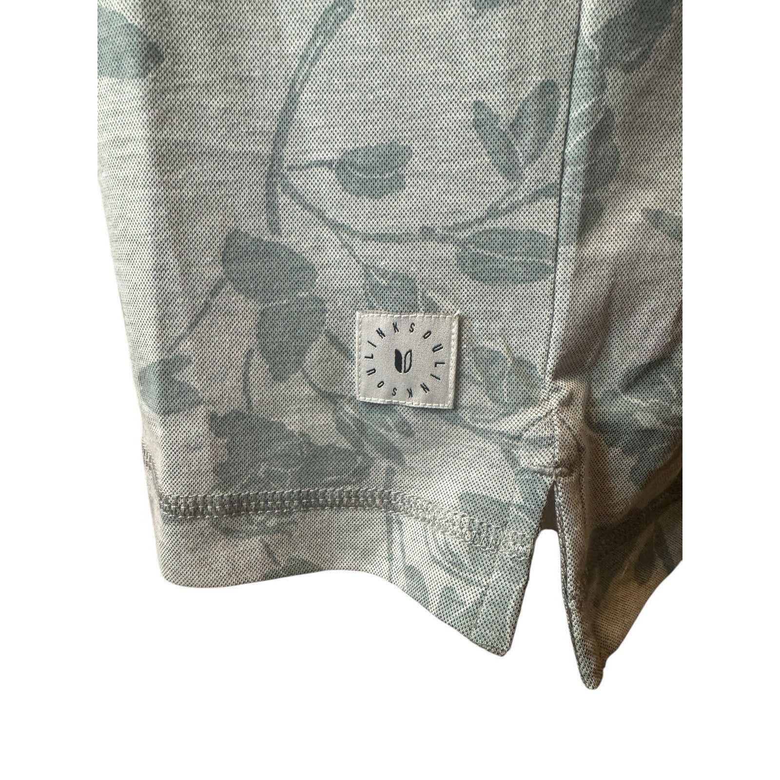 Other Linksoul NEW Golf Floral Print Polo Shirt Casual Gray Size US S / EU 44-46 / 1 - 4 Thumbnail