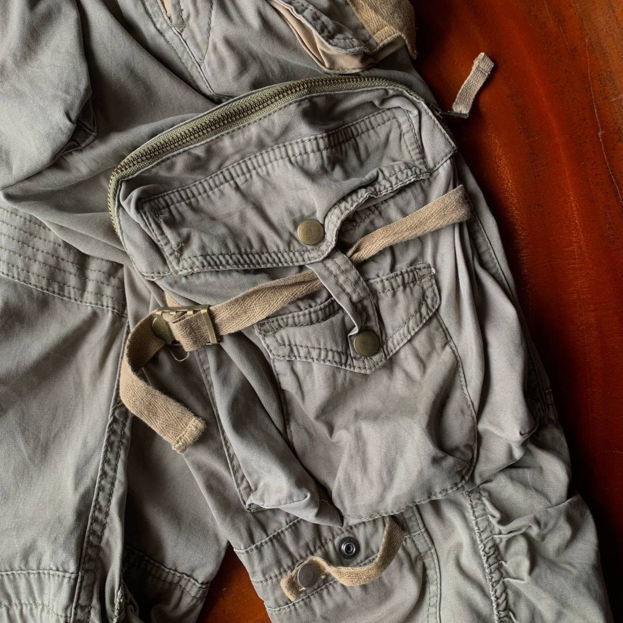 Polo Ralph Lauren Polo Ralph Lauren Tactical Multi Pocket Army Green Pants Size US 31 - 11 Thumbnail