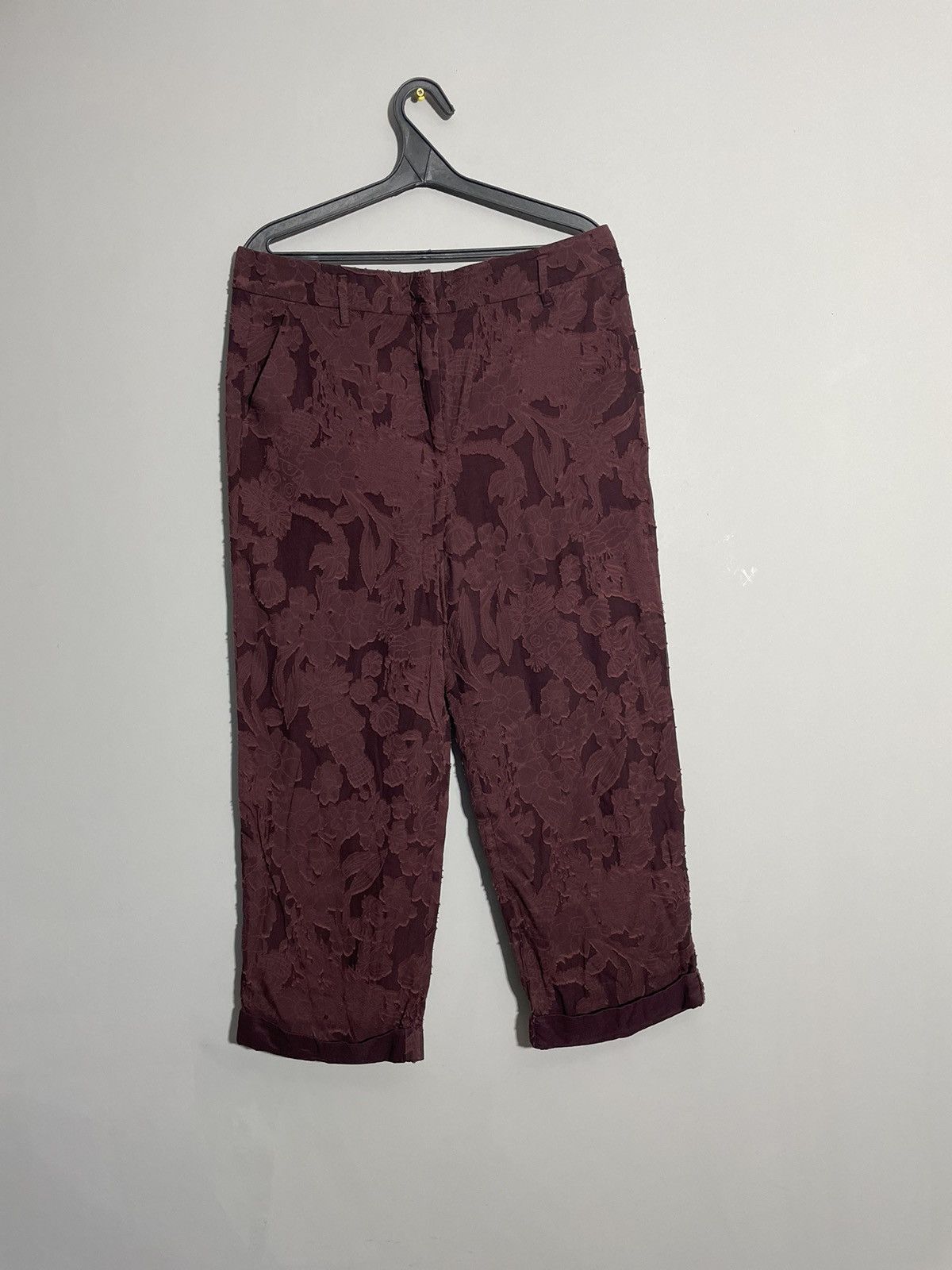 DOROTHEE SCHUMACHER × Designer Dorothee Schumacher Avant Garde Floral Pants size 4 Size 27" / US 4 / IT 40 - 1 Thumbnail