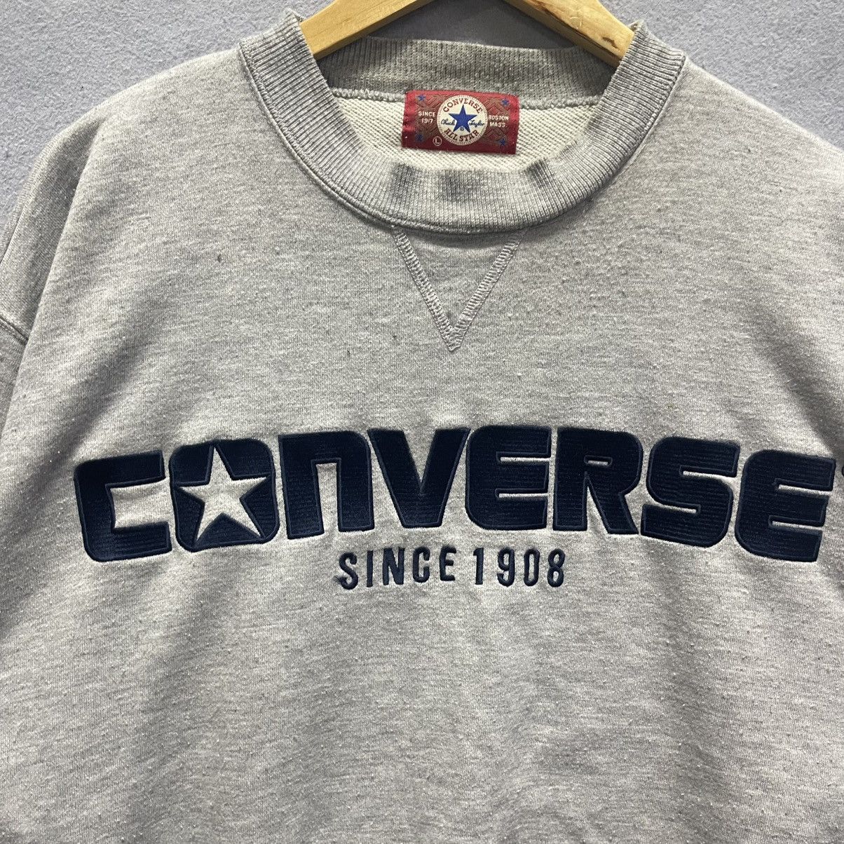 Converse 90s Converse All Star Logo Crewneck Sweatshirt Size US L / EU 52-54 / 3 - 3 Thumbnail