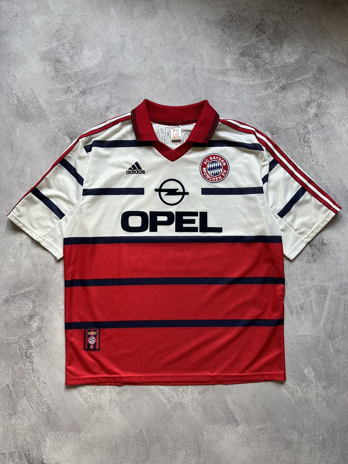 Adidas ADIDAS BAYERN MUNCHEN 98 FOOTBALL SOCCER Jersey MATTHAUS 10 Size US XL / EU 56 / 4 - 1 Thumbnail