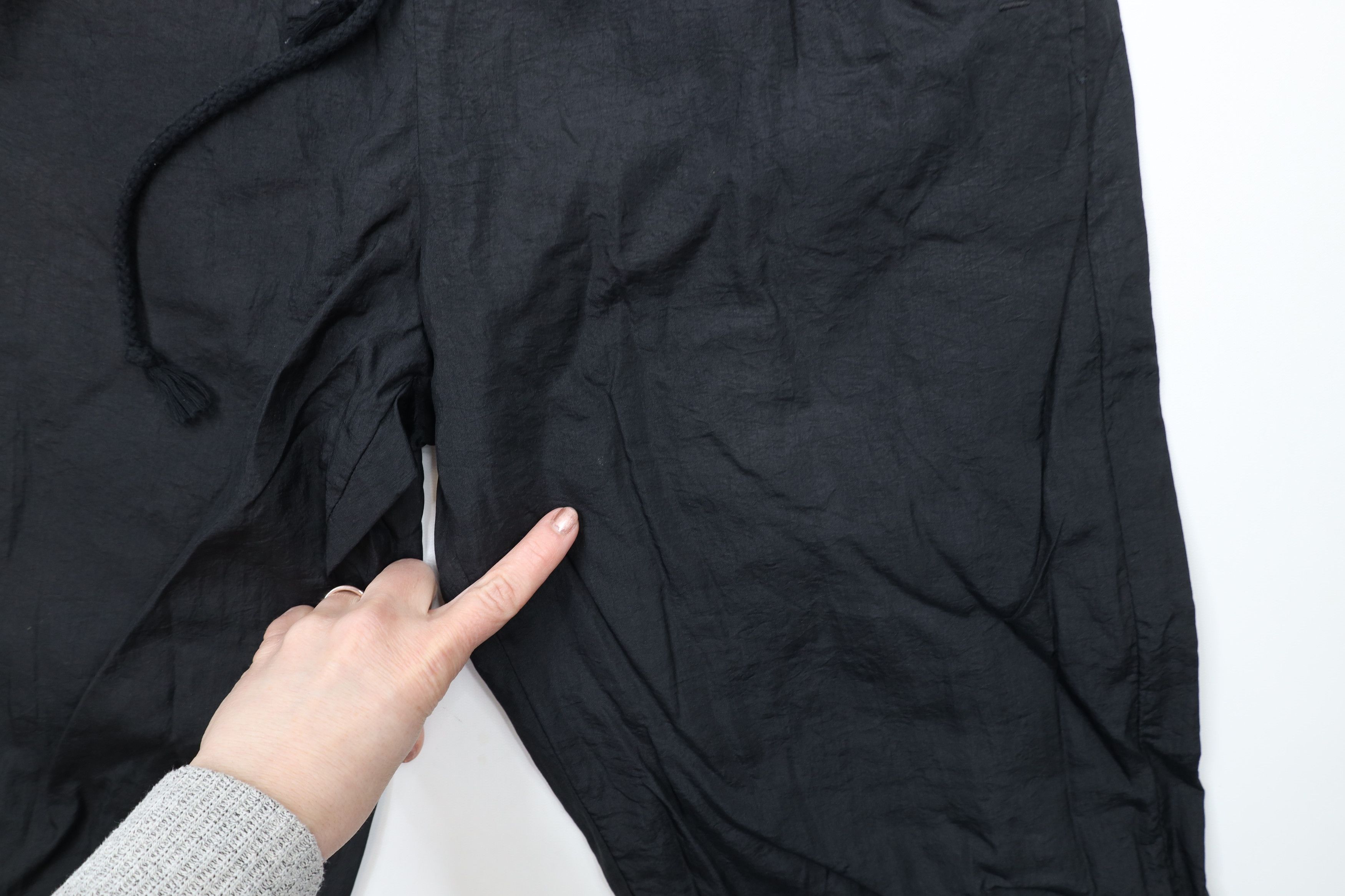 Le Coq Sportif × Vintage Vintage 90s Le Coq Sportif Soccer Lined Joggers Pants Black Size US 34 / EU 50 - 6 Thumbnail