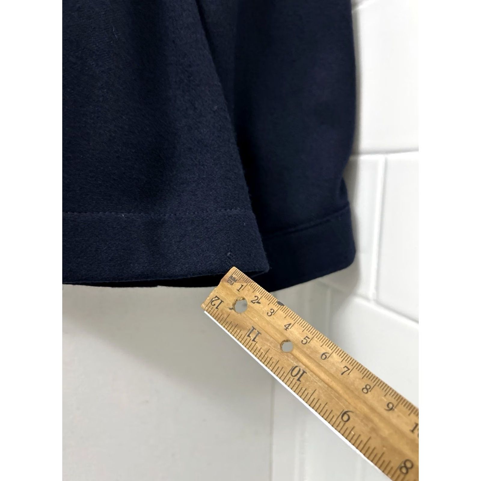 Vintage VINTAGE LL Bean Jacket Womens 16 Navy 100% Wool Cardigan Gold Buttons Solid Coat Women 100% Wool Hash Size XXL / US 16-18 / IT 52-54 - 6 Thumbnail