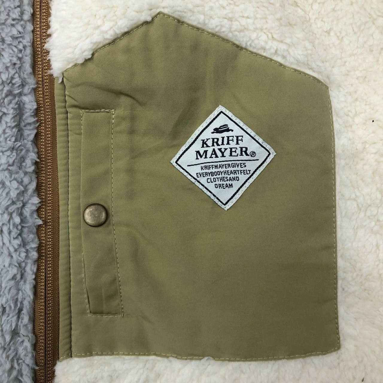Japanese Brand Y649 KRIFF MAYER FLEECE REVERSIBLE JACKETS Size US L / EU 52-54 / 3 - 11 Thumbnail