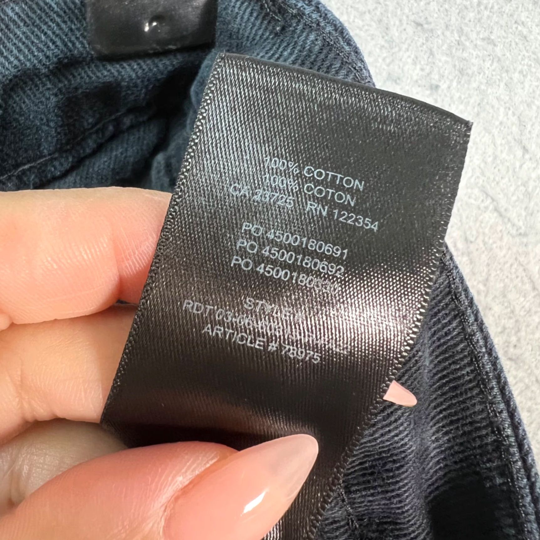 TNA TNA Womens Size 2 Black Denim Carpenter Pants Straight Leg 100% Cotton Size 26" / US 2 / IT 38 - 4 Thumbnail