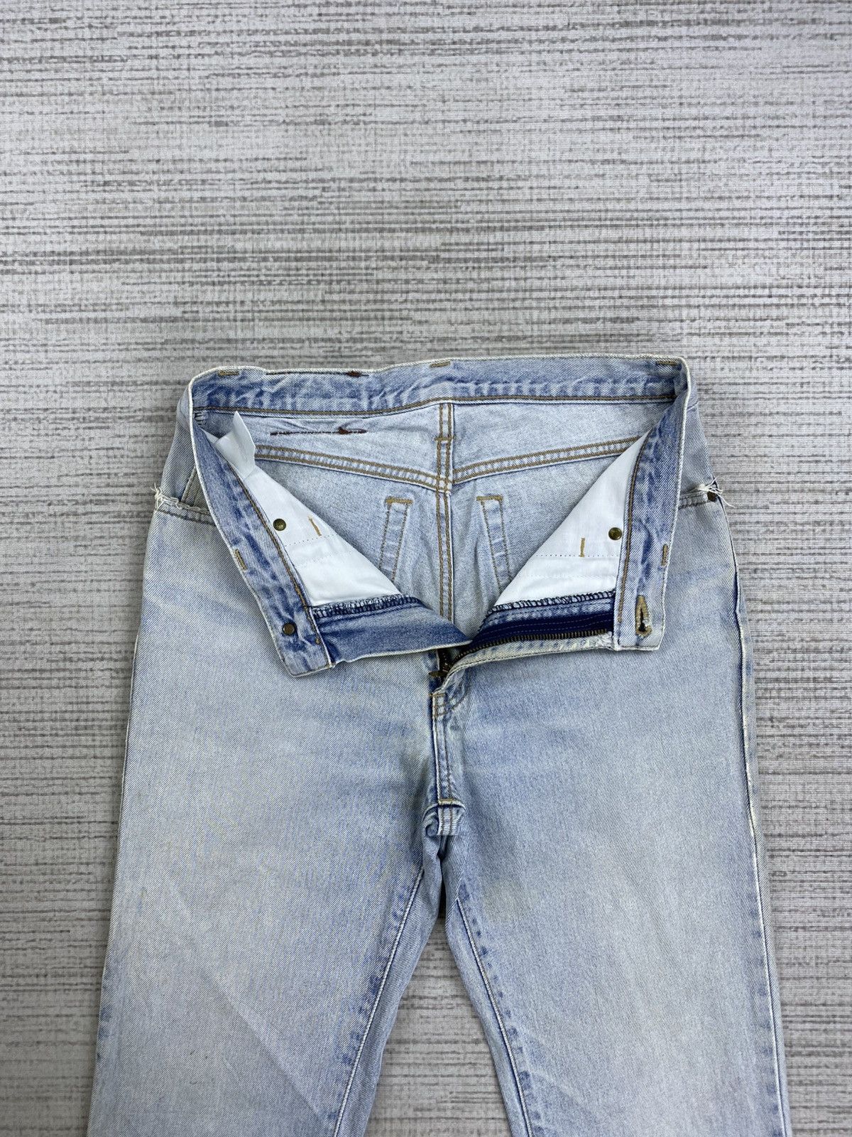 Edwin × Japanese Brand × Vintage Vintage Edwin Light Blue Straight Cut Denim Pants Size US 28 / EU 44 - 6 Thumbnail