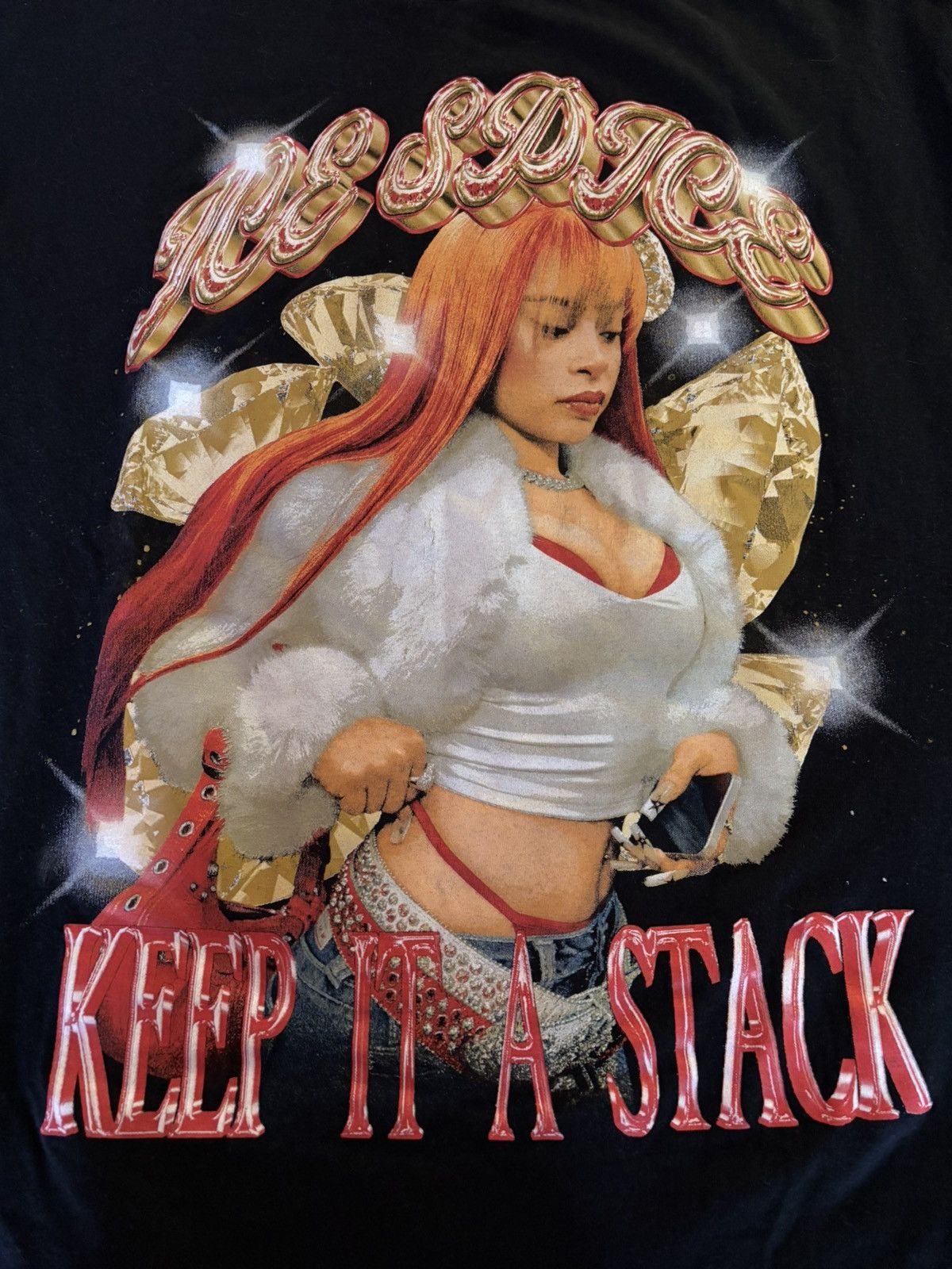 Other Ice Spice Keep It A Stack Graphic T-Shirt Size US XXL / EU 58 / 5 - 1 Thumbnail