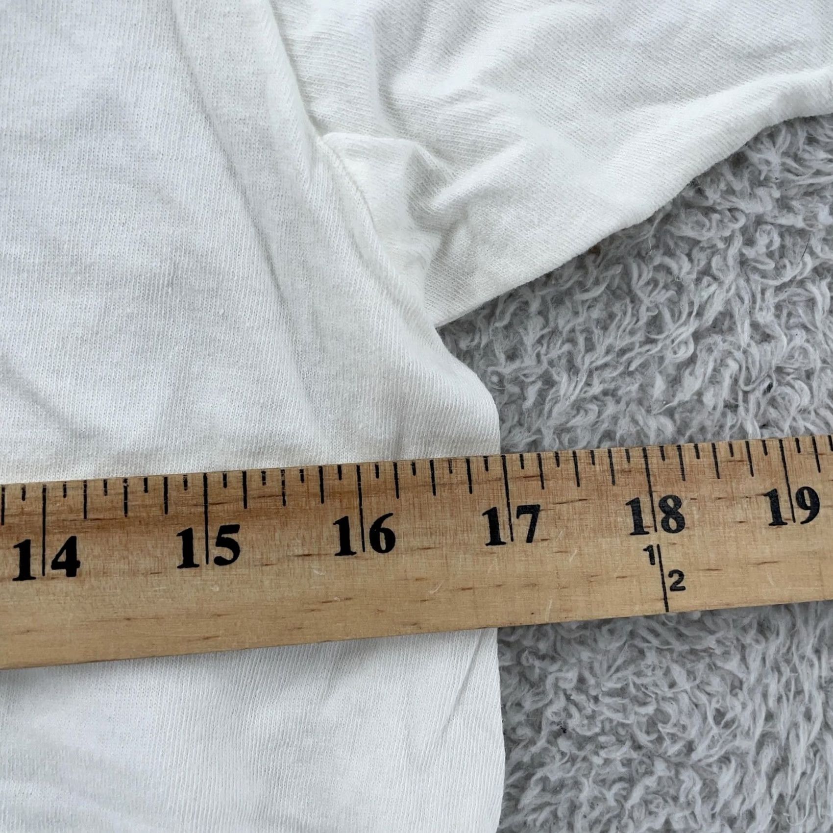 Hanes VINTAGE Hanes T-Shirt Mens XS White Short Sleeve Basic Tee Plain Size US XS / EU 42 / 0 - 7 Thumbnail