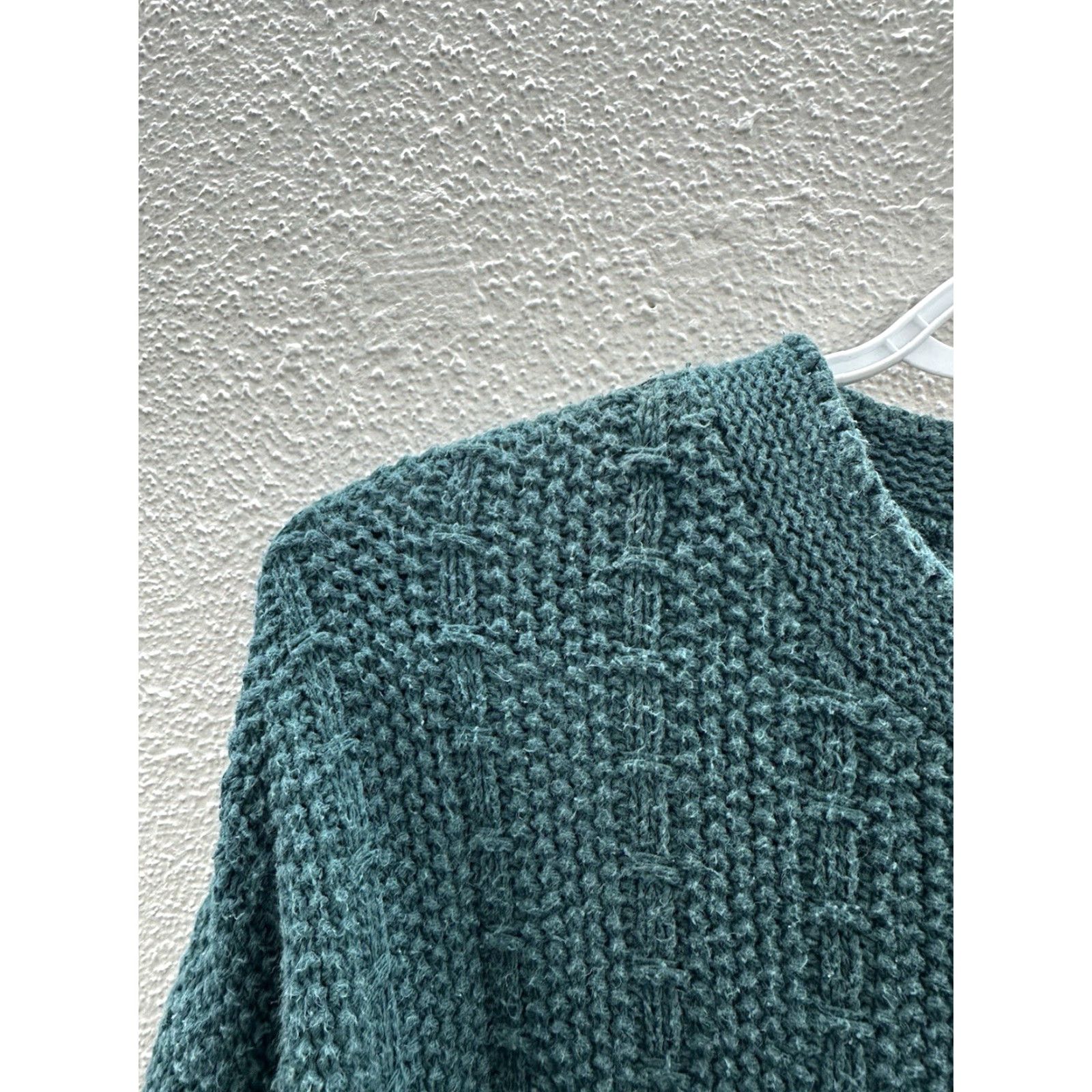 Basic Editions Basic Editions Womens Sweater Knit Long Sleeve Green Vintage Size Large Pullover Knit 80s 90s Classic Clothing Size L / US 10 / IT 46 - 3 Thumbnail