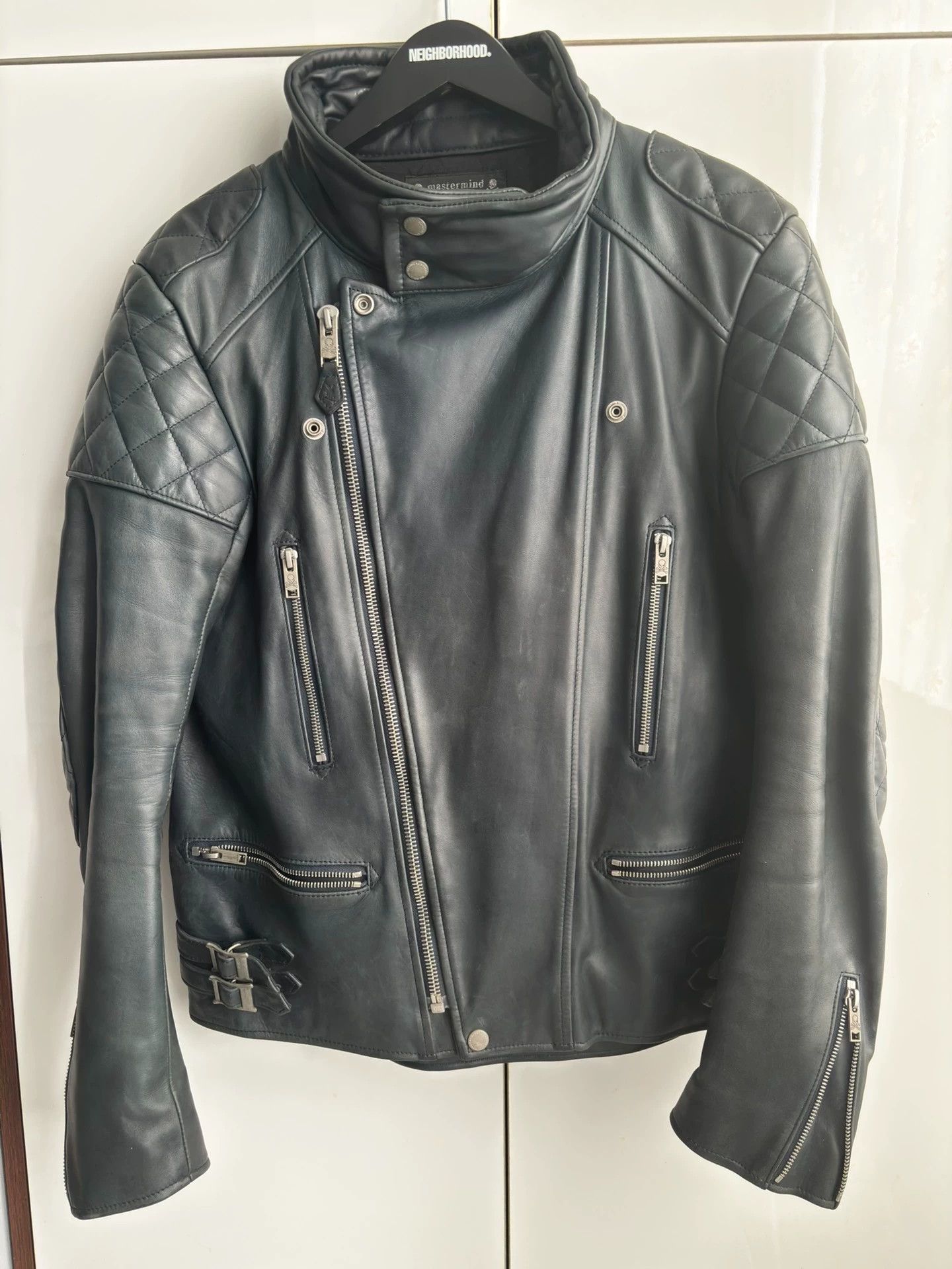 Neighborhood NEIGHBORHOOD x MMJ Leather Jacket Size US L / EU 52-54 / 3 - 1 Thumbnail