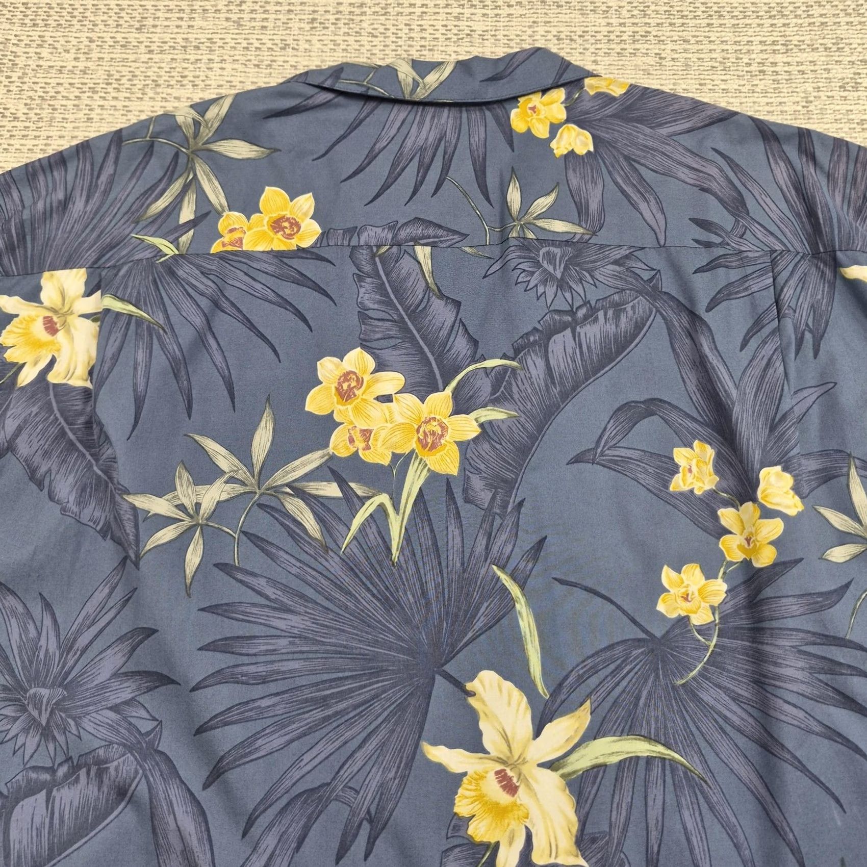 ALOHAS Ho Aloha Button Up Shirt Mens 3XL Blue Floral Hawaiian Aloha Short Sleeve Size US XXL / EU 58 / 5 - 7 Thumbnail