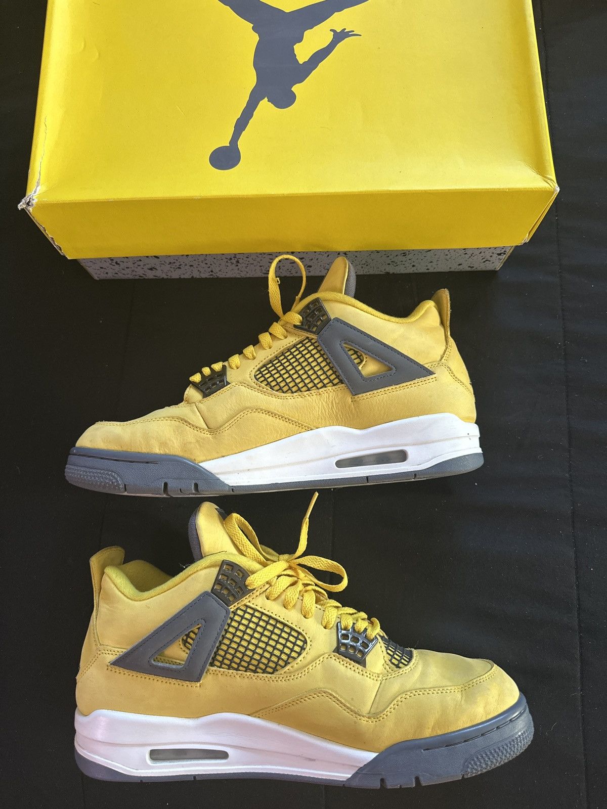 Jordan Brand Size 12 Jordan 4 lighting Size US 12 / EU 45 - 2 Thumbnail