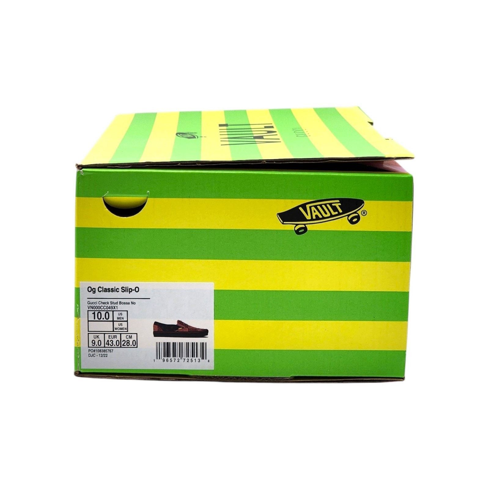 Gucci × Vans Vault OG Classic Checkered Studded Slip-On Sneakers US 10 Size US 10 / EU 43 - 8 Thumbnail
