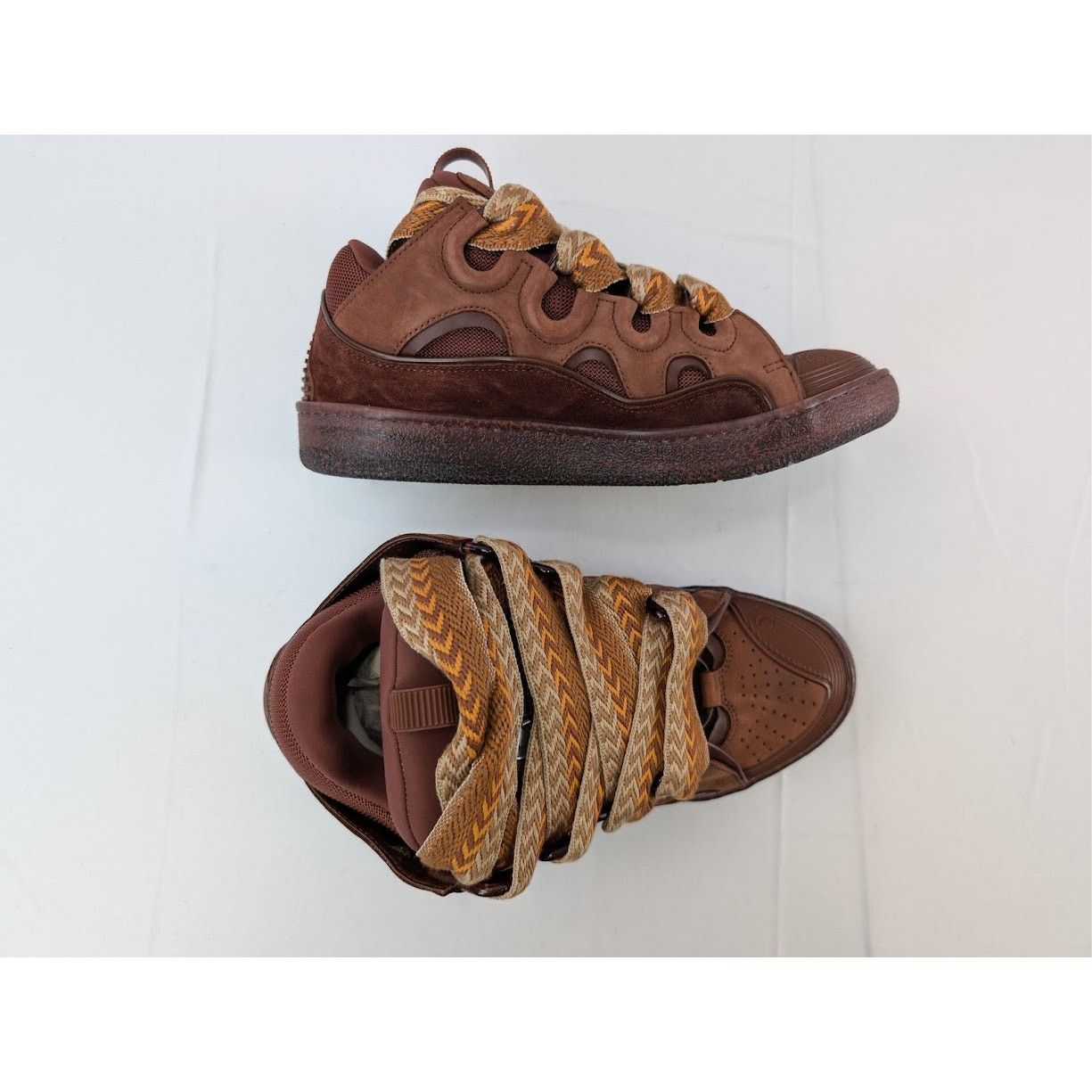 Lanvin o1rshd1 Curb Sneakers in Dark Brown Size US 9 / EU 42 - 1 Thumbnail
