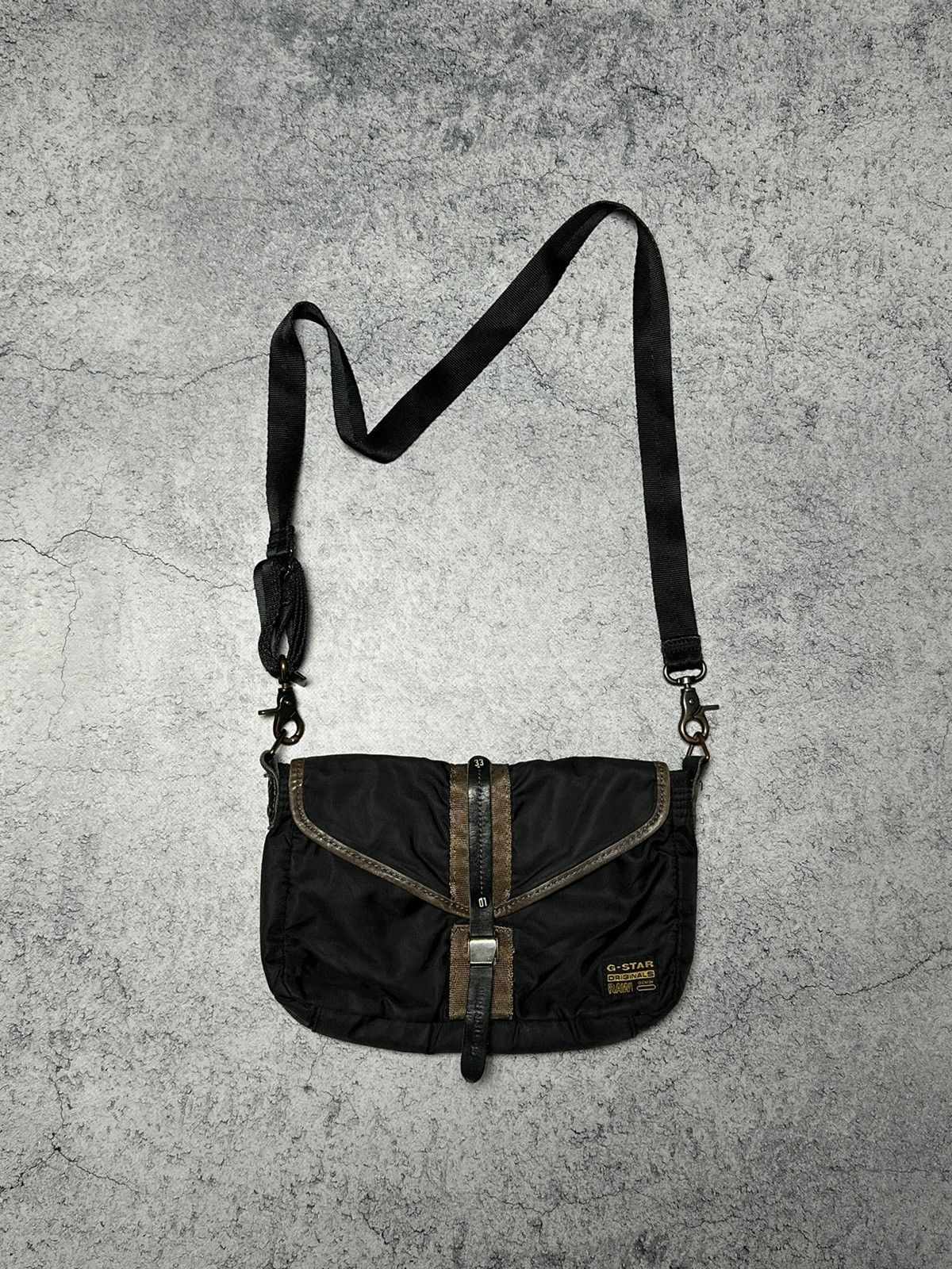 G-Star Vintage Y2K G-Star Nylon Messenger Cross Body Bag Size ONE SIZE - 1 Thumbnail