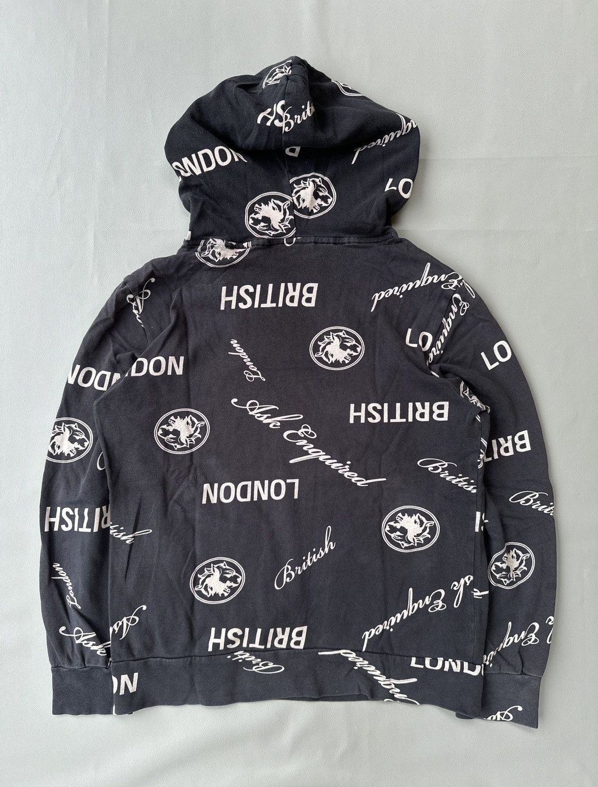 Beauty Beast × Japanese Brand × Vintage Ask Enquired London Aop Hoodie ifsixstyle Size US L / EU 52-54 / 3 - 7 Thumbnail