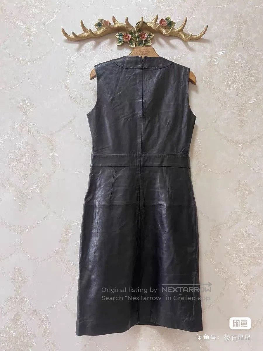 Gucci Gucci Runway Strapped Leather Sleeveless Dress. Size M / US 6-8 / IT 42-44 - 8 Thumbnail