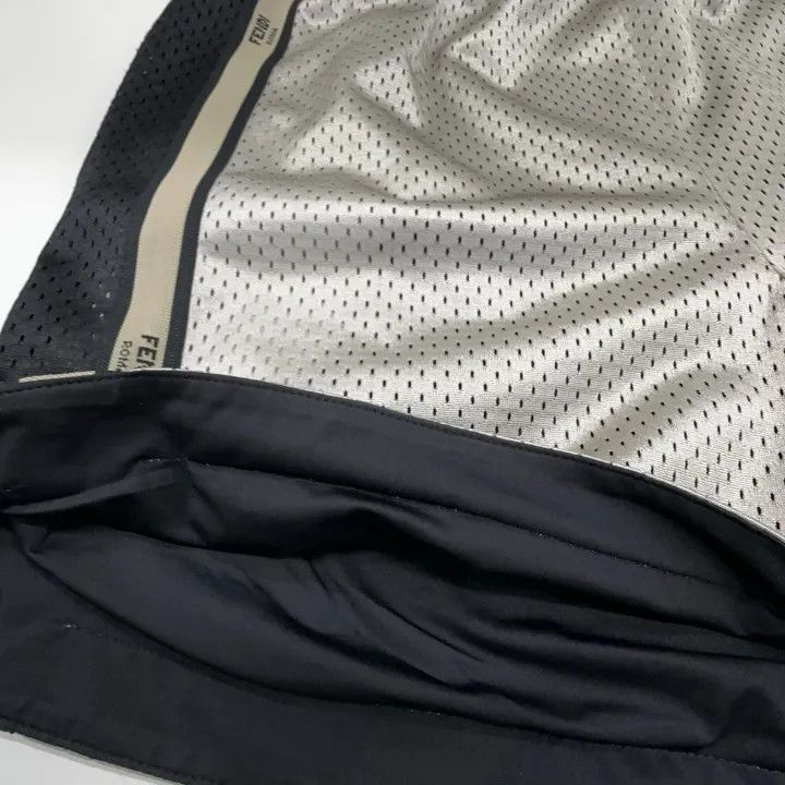 Fendi Fendi SS23 Striped Logo Print Shorts -2507 Size US 31 - 7 Thumbnail
