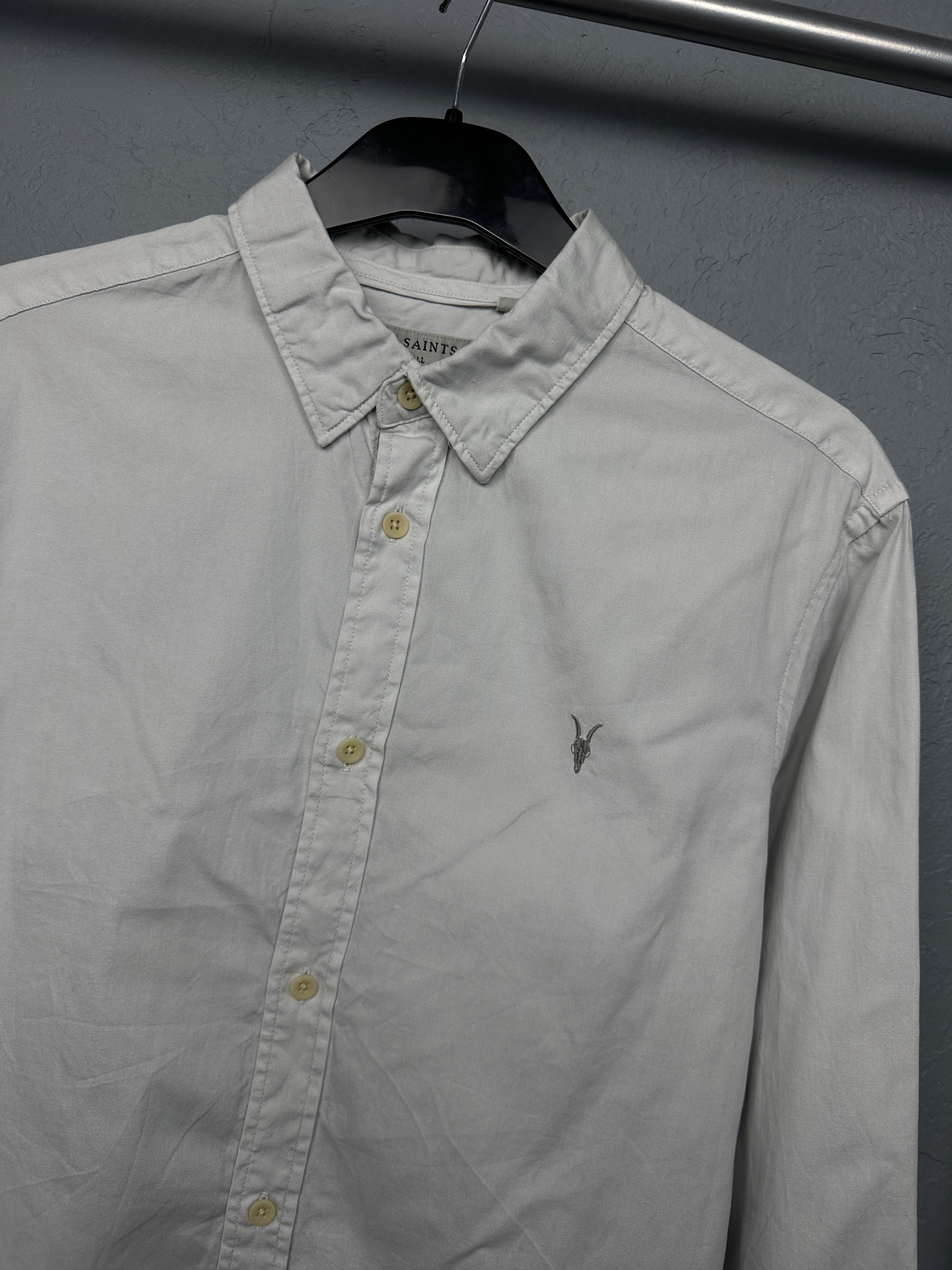 Allsaints Allsaints Mens Redondo Long Sleeve Shirt Size US S / EU 44-46 / 1 - 2 Thumbnail