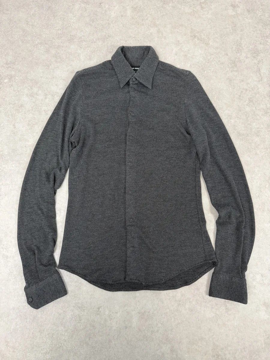 Giorgio Armani 2000s Giorgio Armani Grey Shirt Size US S / EU 44-46 / 1 - 2 Thumbnail