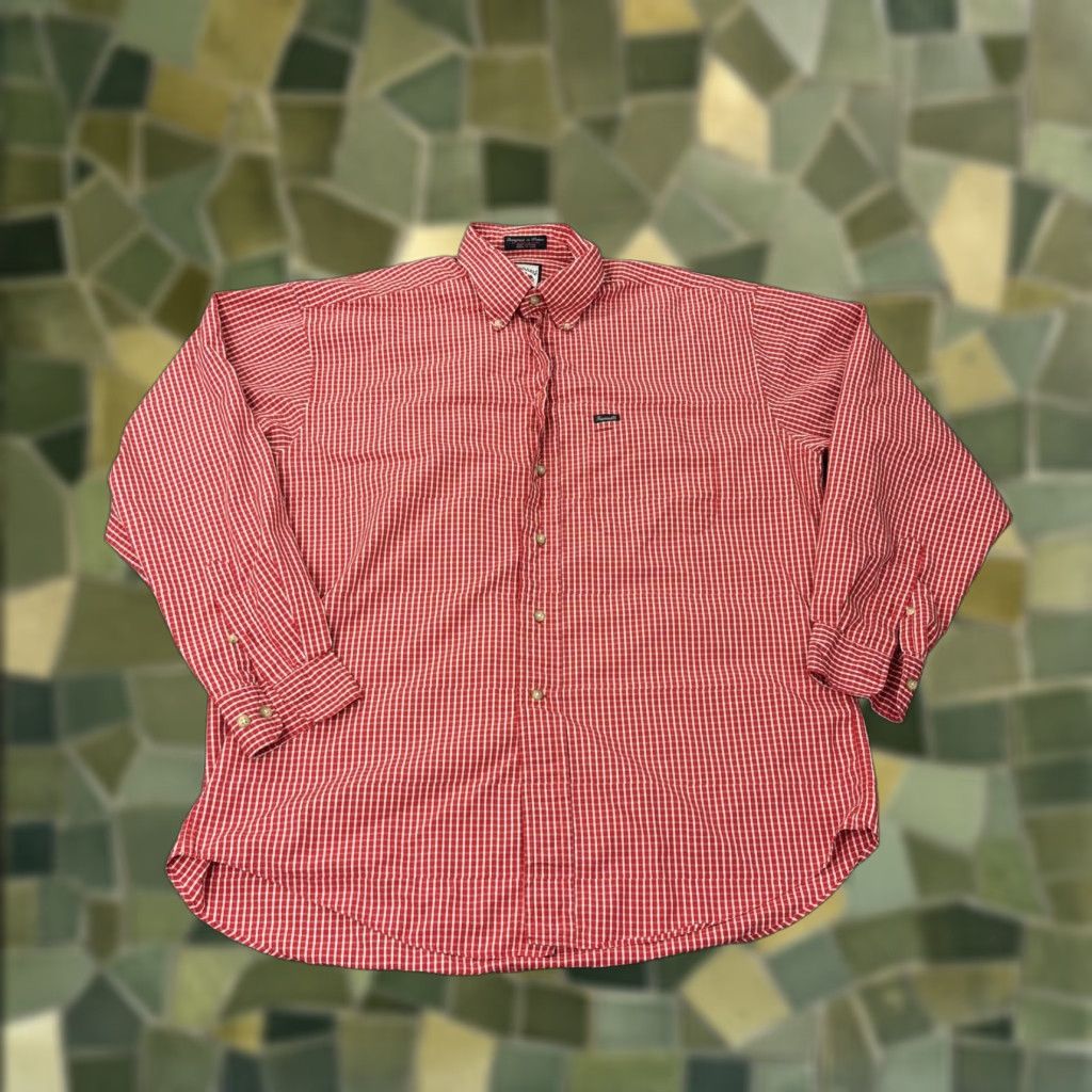 Faconnable VINTAGE Faconnable Shirt Mens L Red White Gingham Check Button-Down USA 90s Mens Size US L / EU 52-54 / 3 - 1 Thumbnail