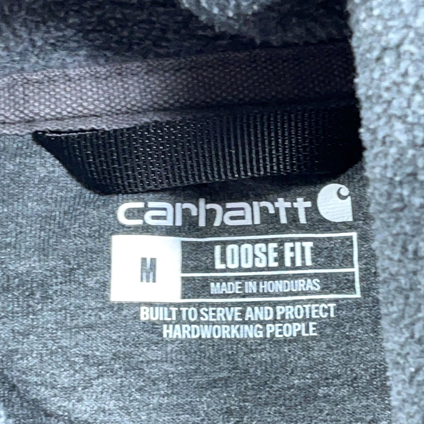 Carhartt Carhartt Hoodie Men XL Gray Green Loose Fit Sweatshirt Baggy Sleeve Spellout Size US XL / EU 56 / 4 - 2 Thumbnail