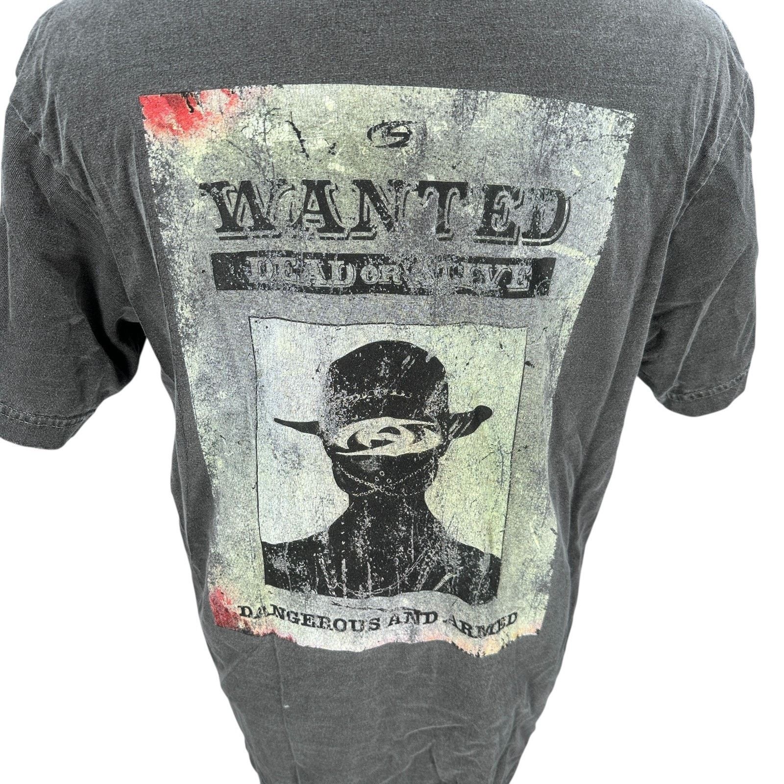 Other Ateez T-Shirt Mens Medium Gray Wanted Dead Or Alive READ Size US M / EU 48-50 / 2 - 5 Thumbnail