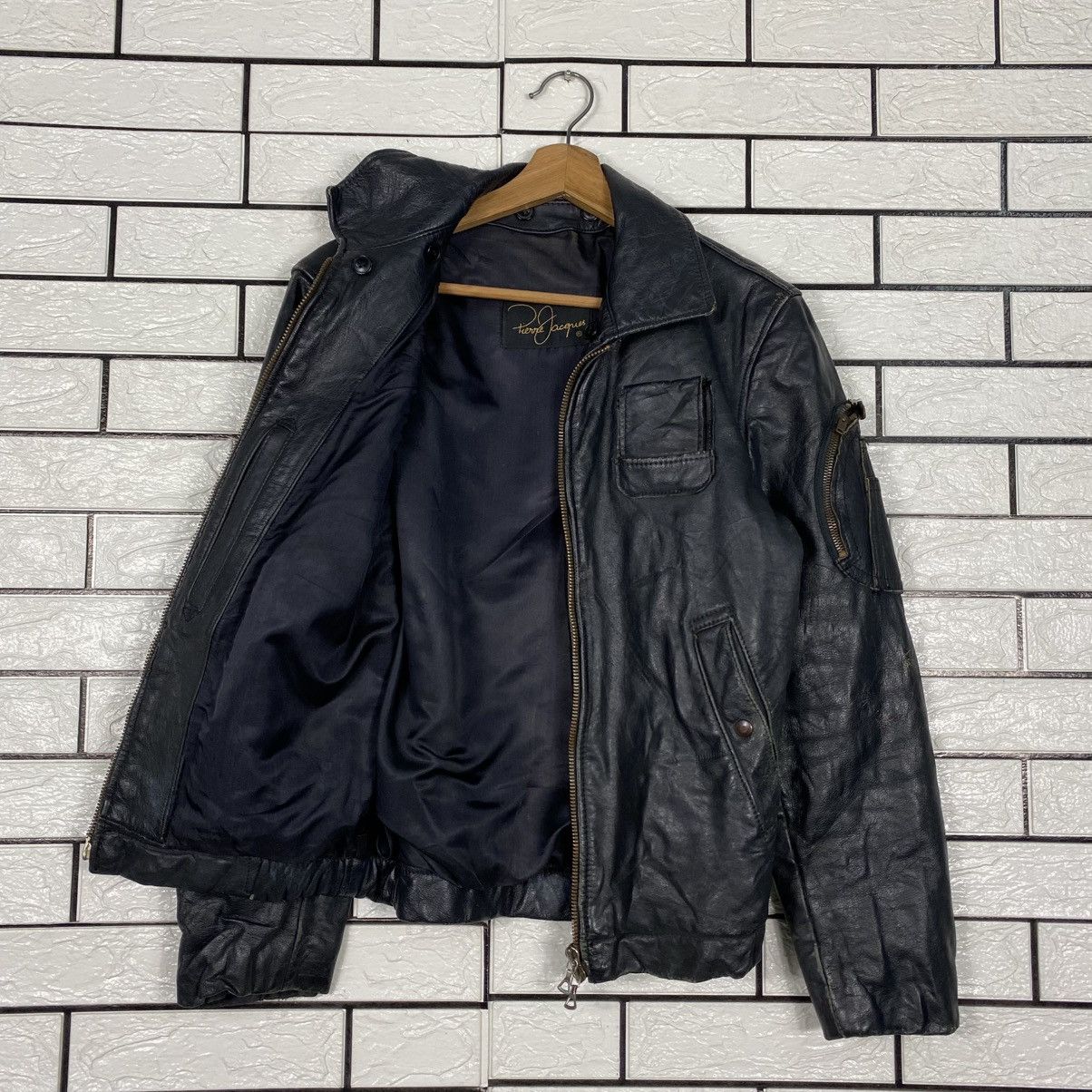 Japanese Brand Rare Vintage Pierre Jacques Genuine Leather Jacket Size US S / EU 44-46 / 1 - 12 Thumbnail