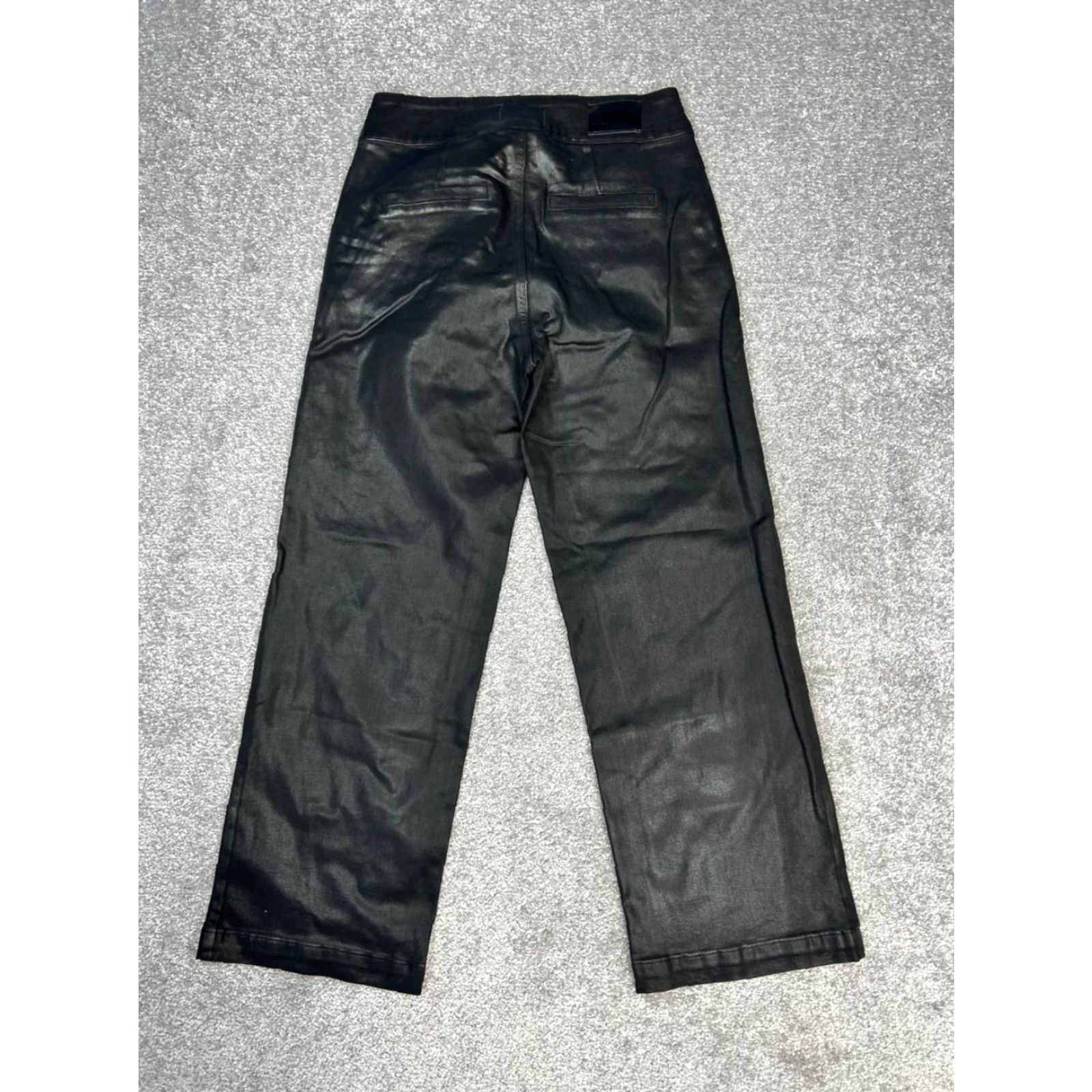 Paige Paige Nellie Cropped Jeans Women 25 Black Denim High Rise Wide Leg 26x26 Jeans Woman Slim Stretch Cotton Spandex Rayon Paige Rich City Preppy Modern Size 42" / US 20 - 2 Thumbnail