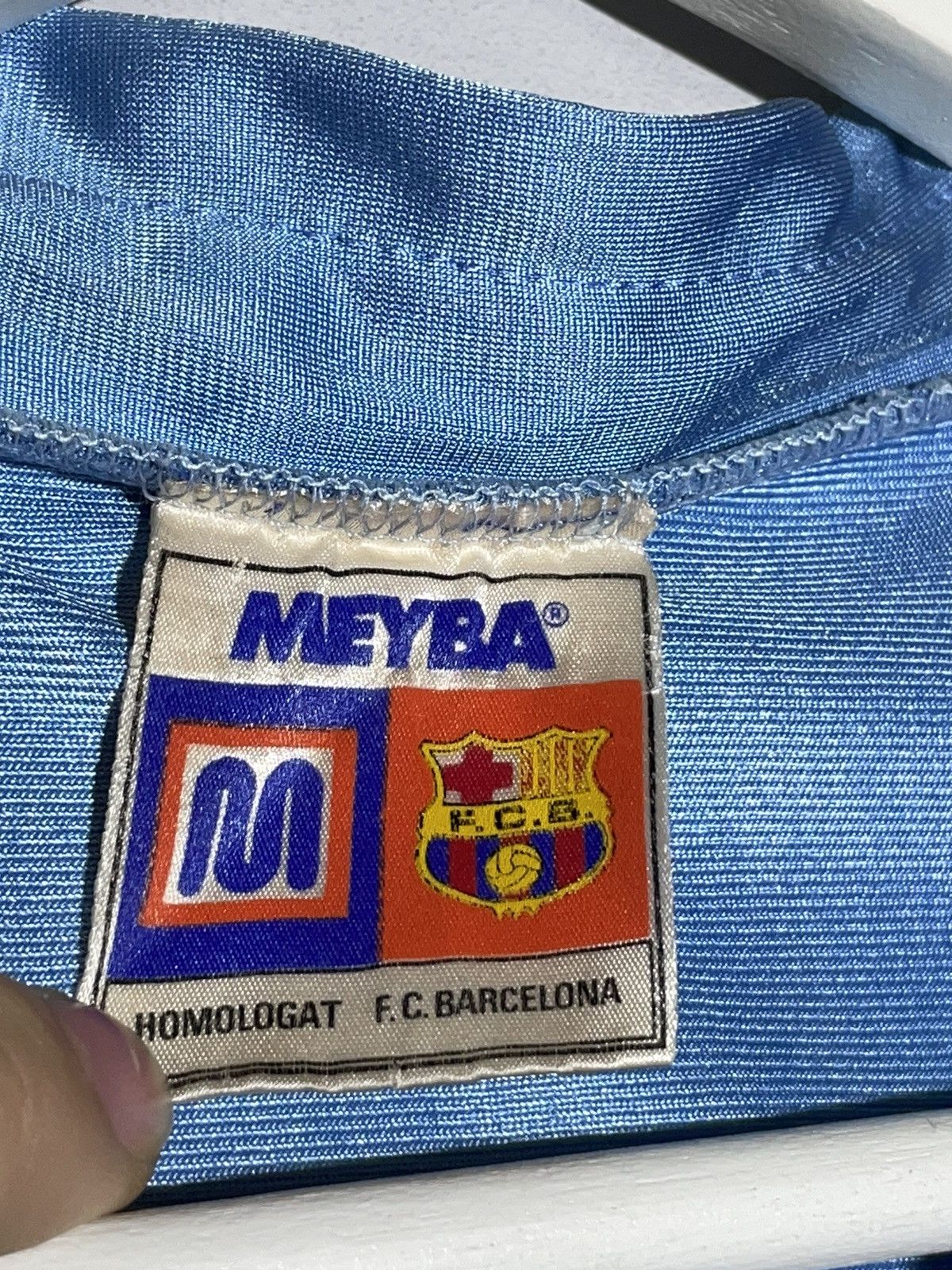 Vintage F.C Barcelona 1986-1991 Meyba Vintage Y2k Football Shirt Size US M / EU 48-50 / 2 - 12 Thumbnail