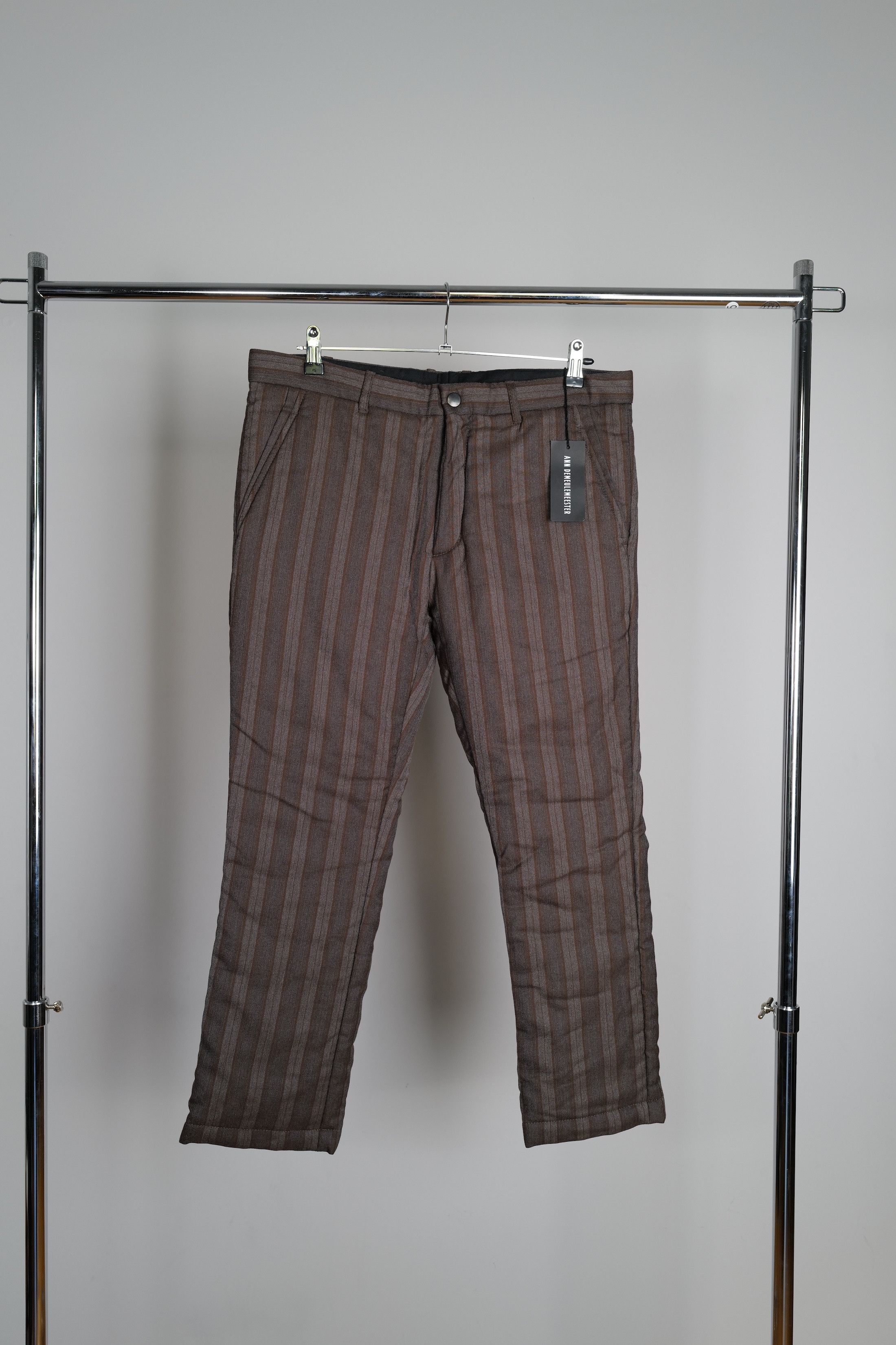 Ann Demeulemeester Ann Demeulemeester Striped Heavy Pants Size US 32 / EU 48 - 1 Thumbnail