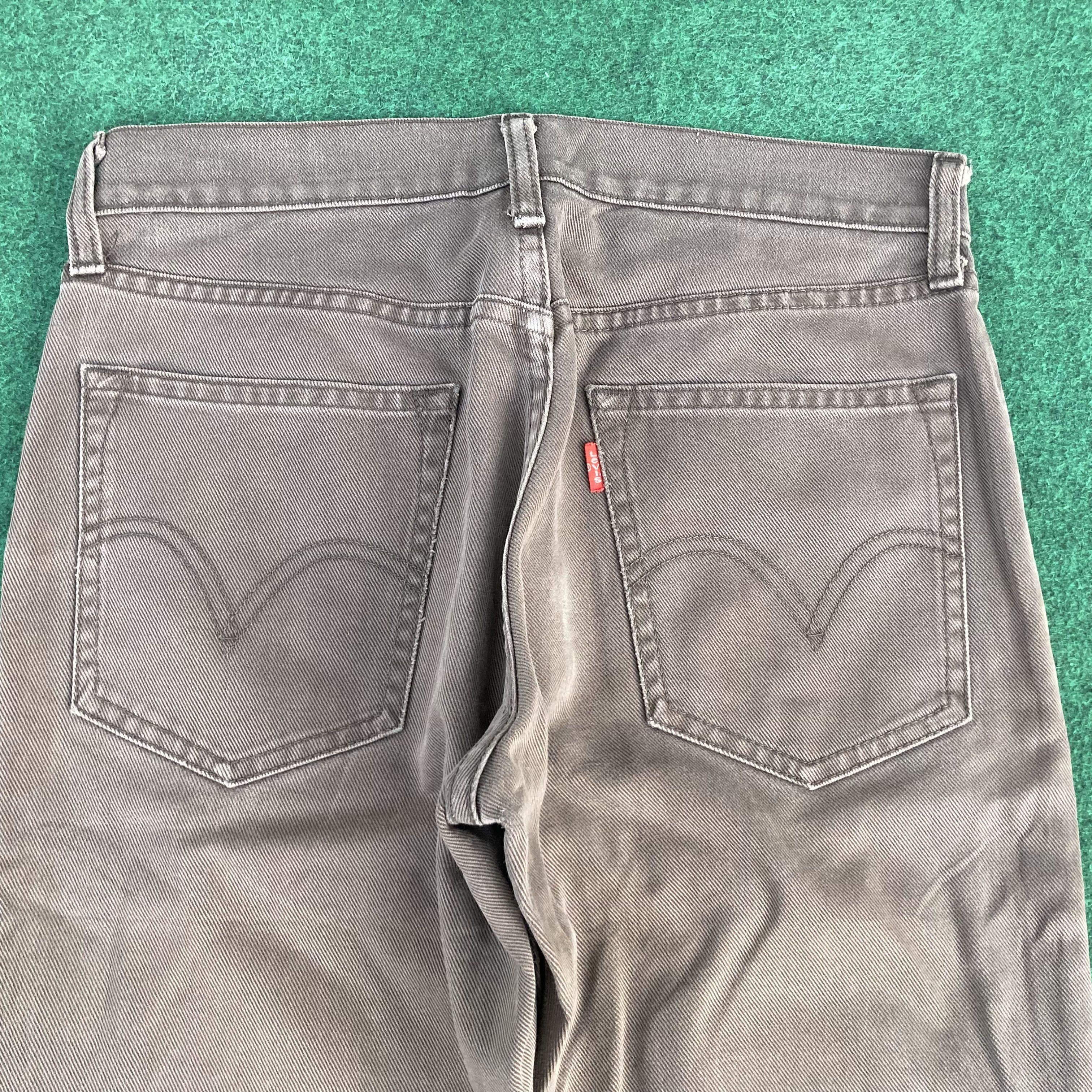 Levi's × Vintage Vtg Levis 517 Denim Bootcut Faded Punk Grunge Jeans Size US 29 - 7 Thumbnail