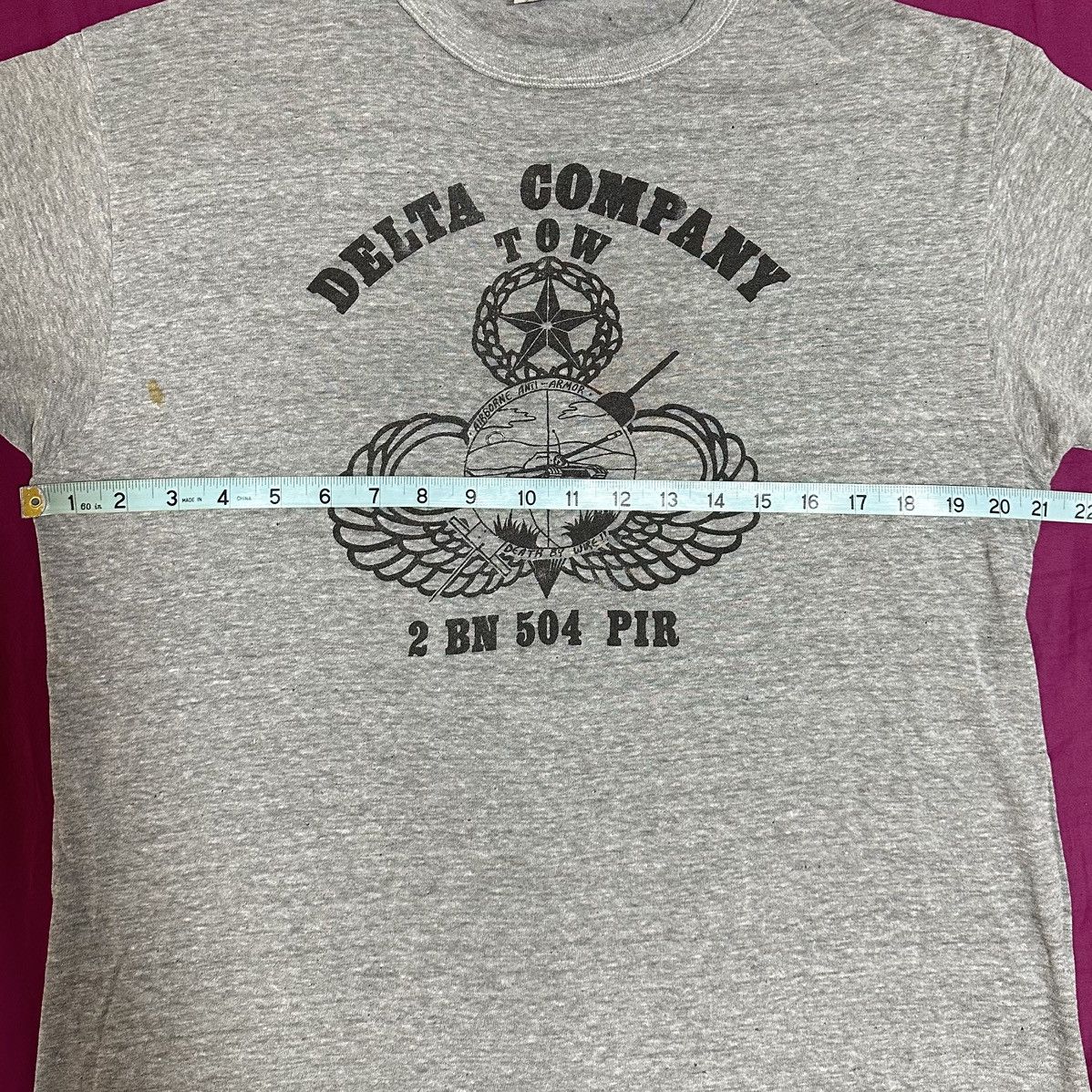 Vintage Vintage US Army Battalion Military T Shirt XL Size US XL / EU 56 / 4 - 5 Thumbnail