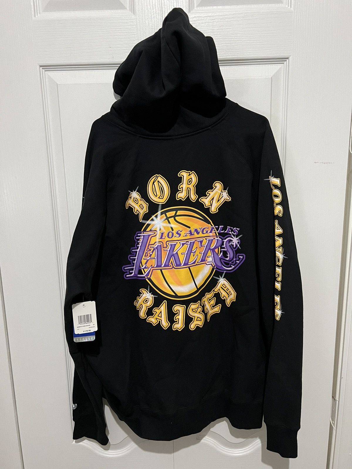 NBA Born x Raised Los Angeles lakers NBA hoodie | Grailed