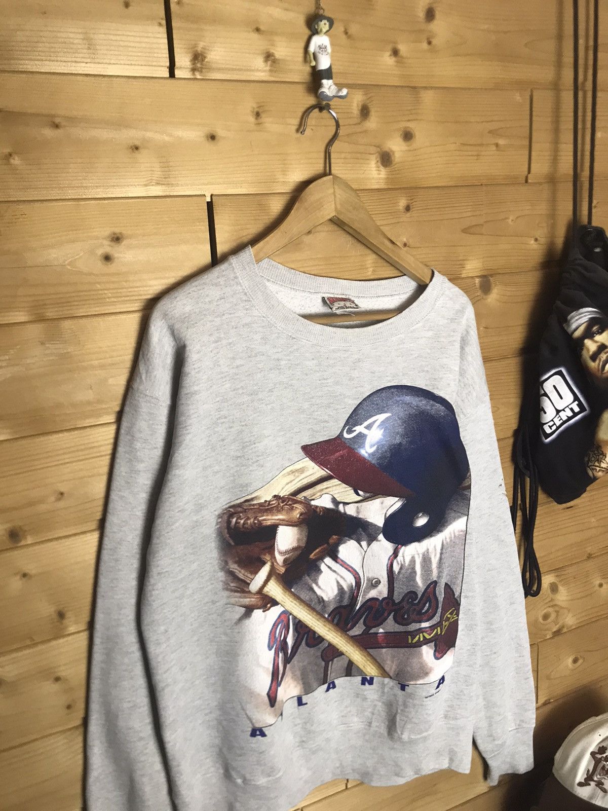 MLB 1997 Vintage Nutmeg MLB Atlanta Braves sweatshirt Size US M / EU 48-50 / 2 - 2 Thumbnail