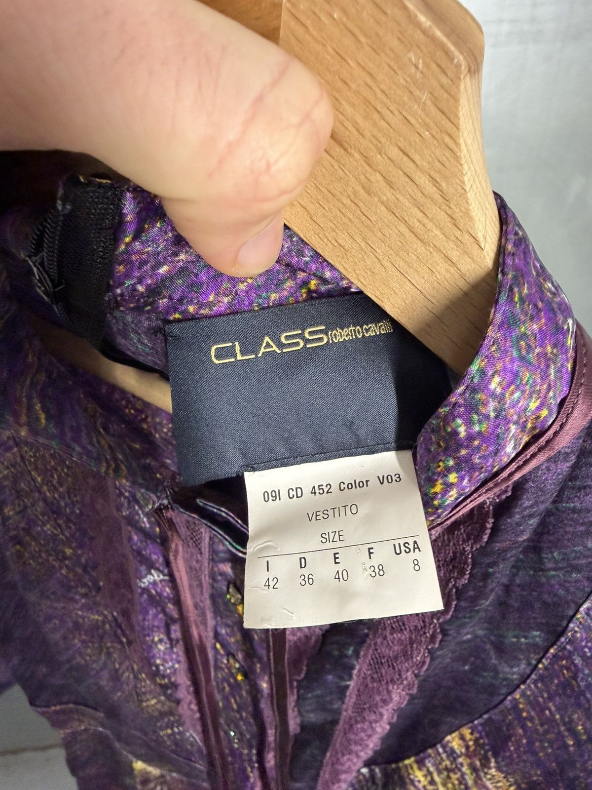 Cavalli Class Vintage 00s Roberto Cavalli Class Silk Dress Size M / US 6-8 / IT 42-44 - 10 Thumbnail