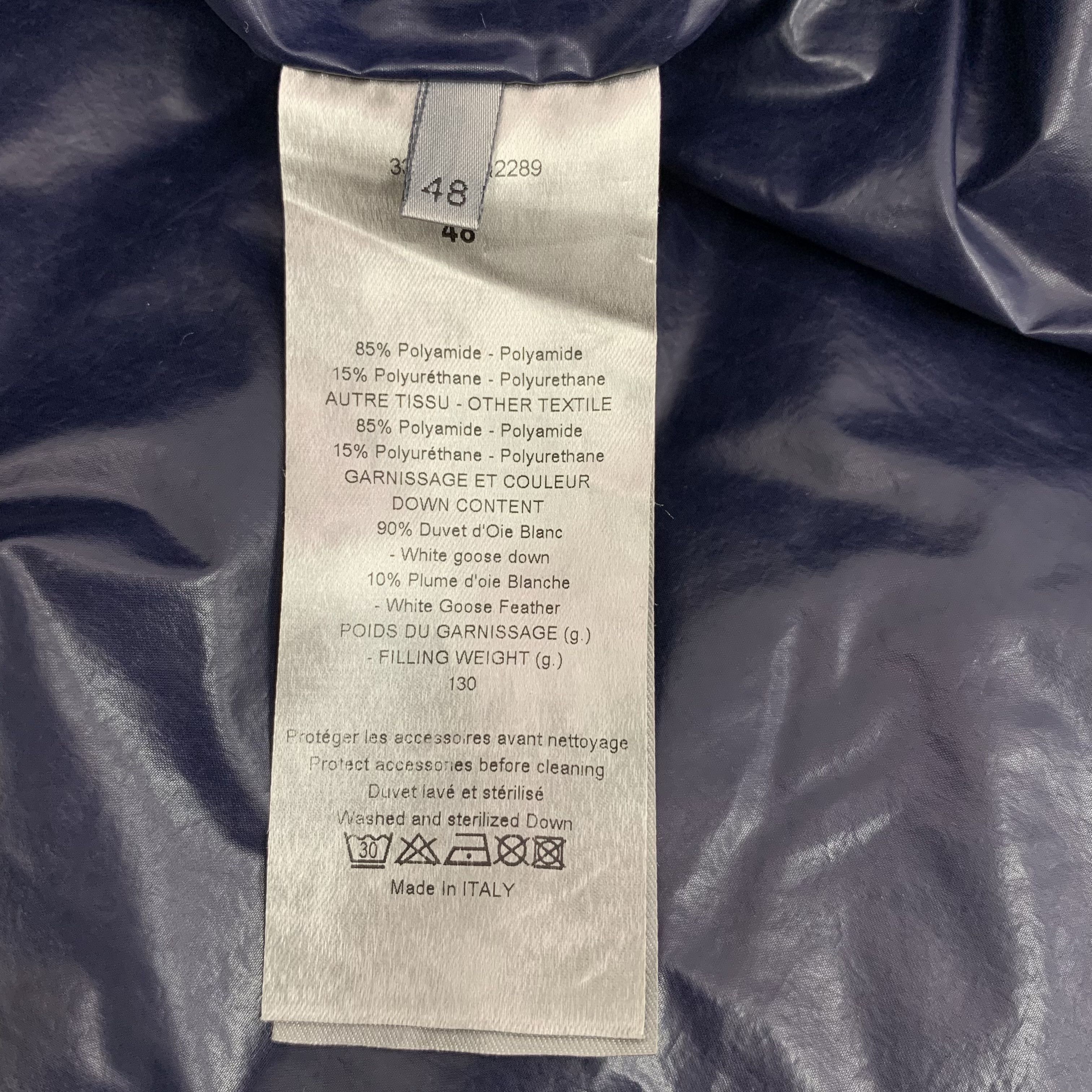 Dior Dior Navy Hooded Down Jacket (M) Size US M / EU 48-50 / 2 - 4 Thumbnail