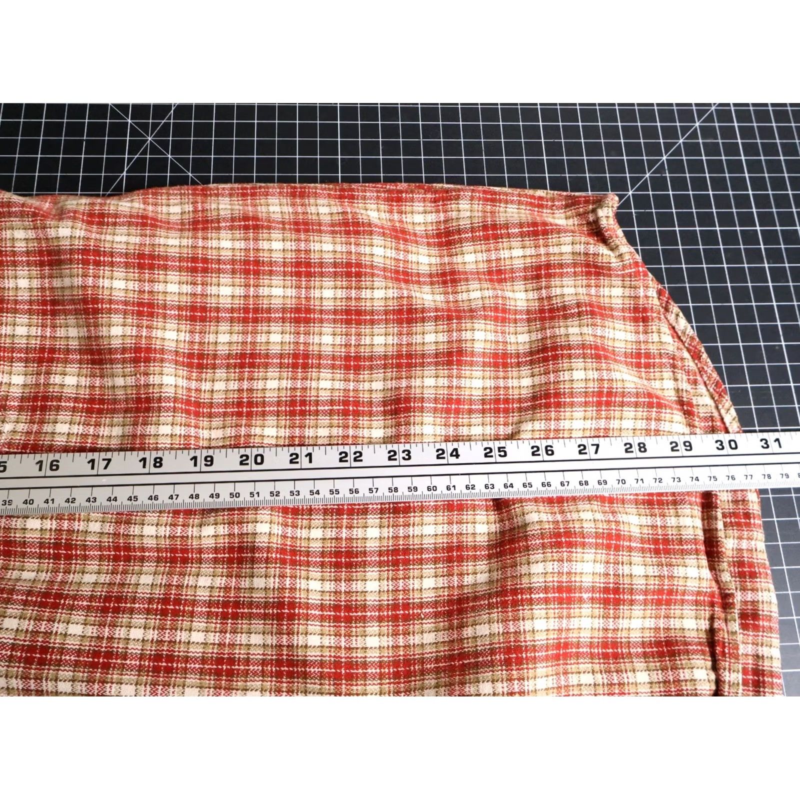 Vintage VINTAGE Structure Shirt Men's XL Plaid Red Oversized Relaxed Fit Flannel 90s Grunge Hipster Retro Casual Workwear Button-Up Size US XL / EU 56 / 4 - 6 Thumbnail