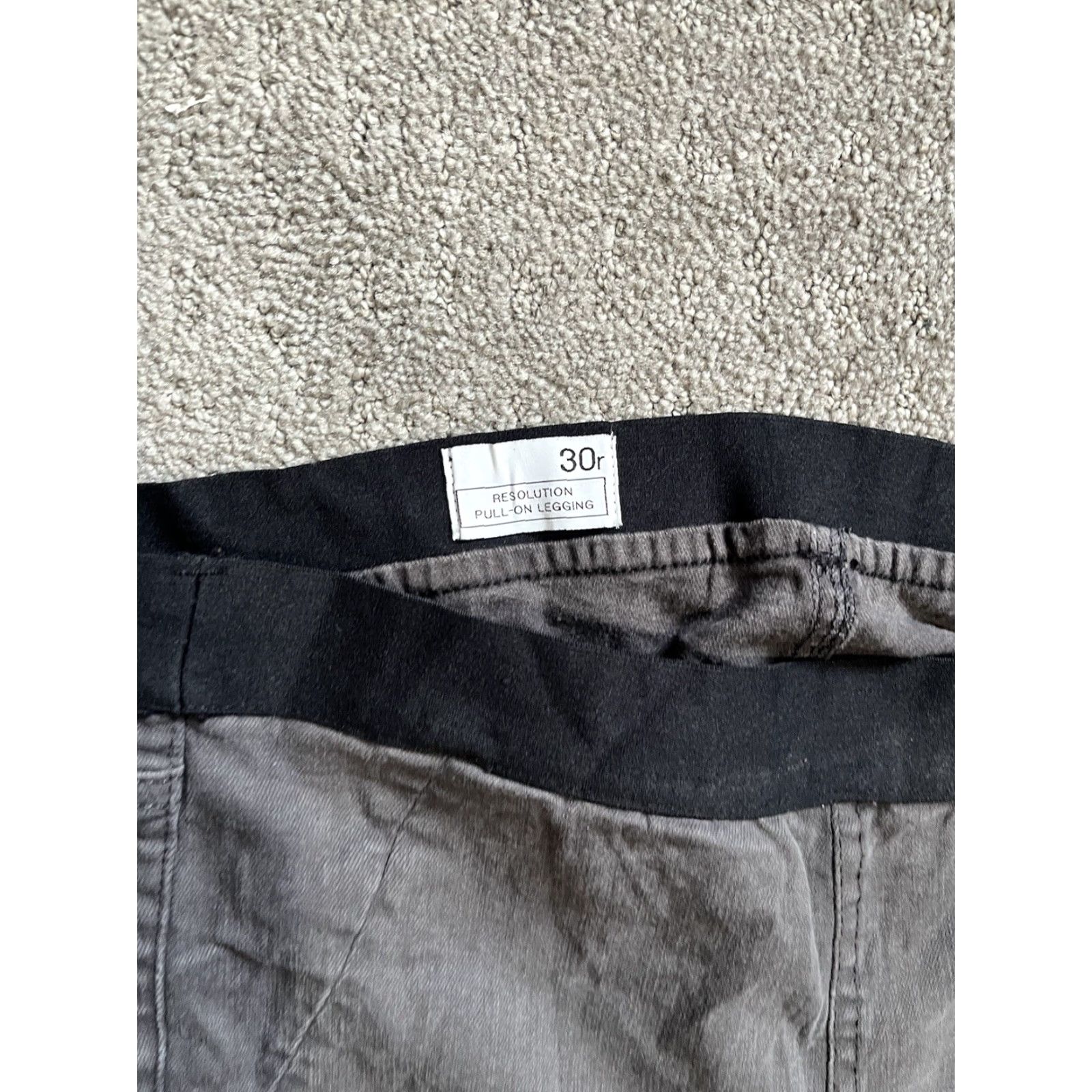 Gap Gap 1969 Resolution Pull-On Legging Pants Womens 30R Dark Gray Stretch Jeans Jegging Slim Pockets Elastic Waist Size 30" / US 8 / IT 44 - 5 Thumbnail
