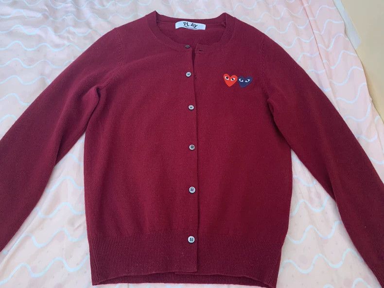 Comme des Garcons Comme Des Garcons Knitwear Women's Crew Neck Cardigan Size M / US 6-8 / IT 42-44 - 2 Thumbnail
