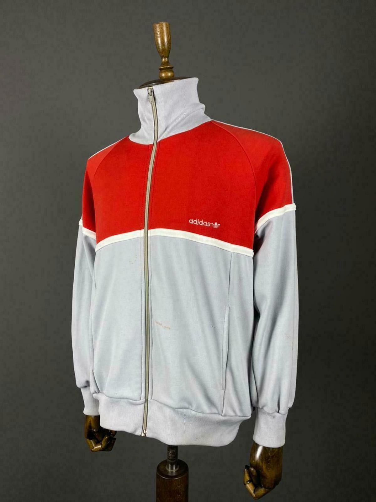 Adidas Vintage Adidas Originals Red/Grey Zip Up Track Jacket Size 5 Size US XL / EU 56 / 4 - 1 Thumbnail