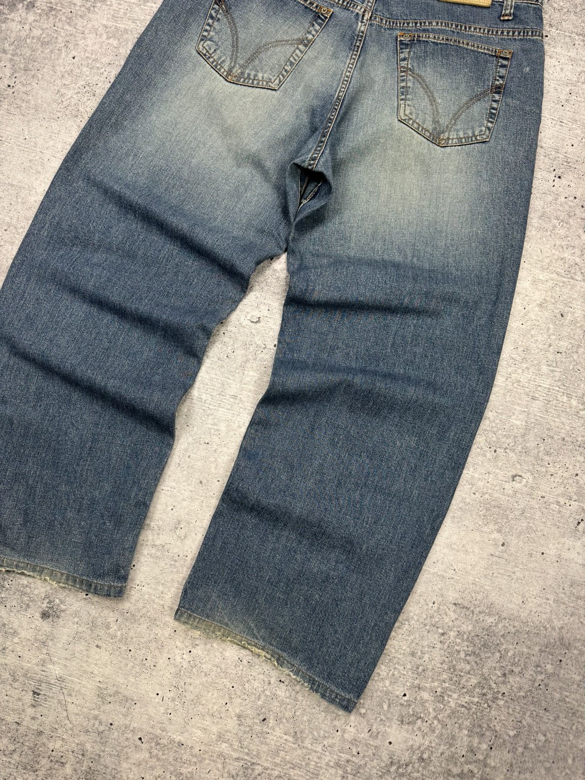 Dolce & Gabbana × Vintage Vintage Dolce&Gabbana 90s Blue Stonewashed Denim Jeans Pants Size US 36 / EU 52 - 17 Thumbnail